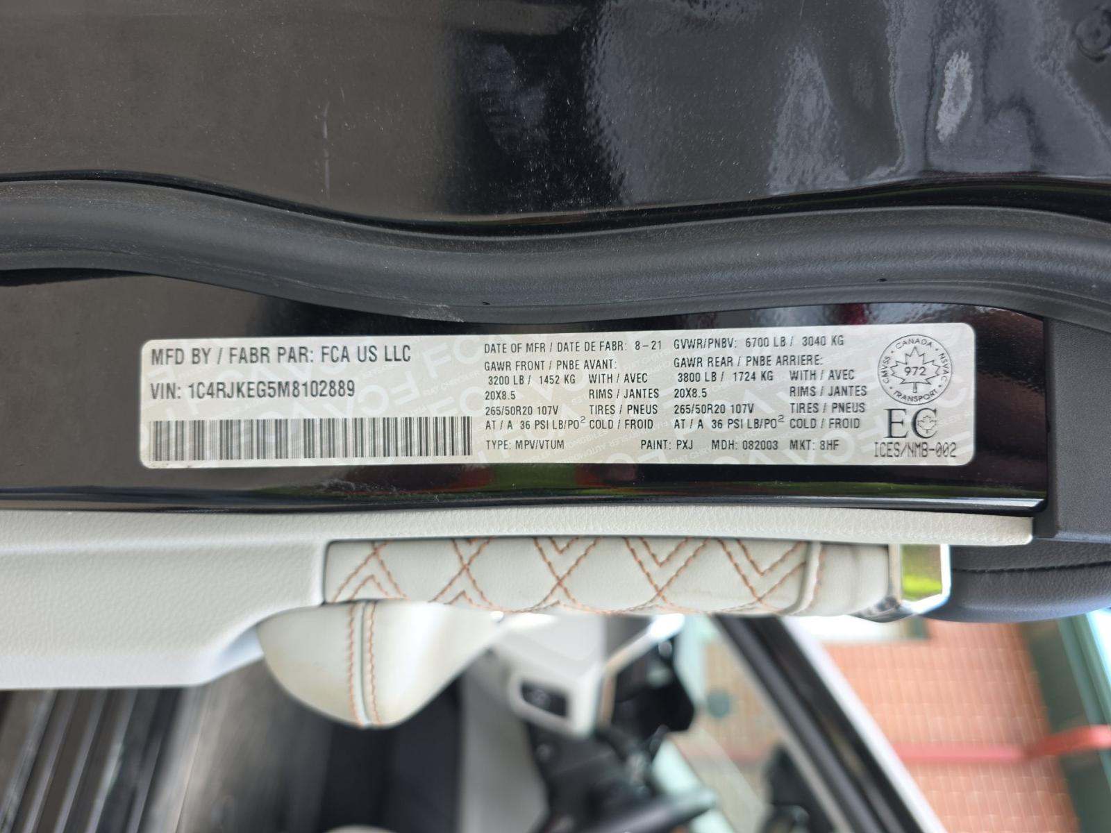 2021 Jeep Grand Cherokee L Summit AWD