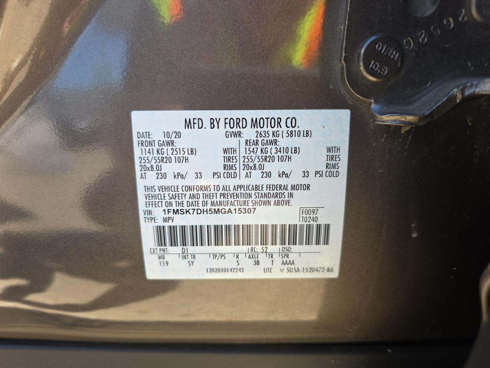 2021 Ford Explorer XLT RWD