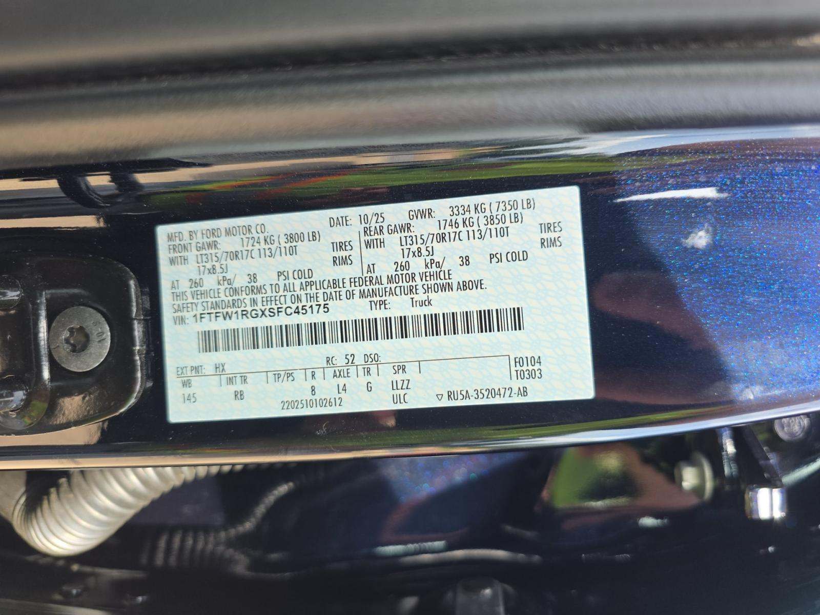 2025 Ford F-150 Raptor AWD