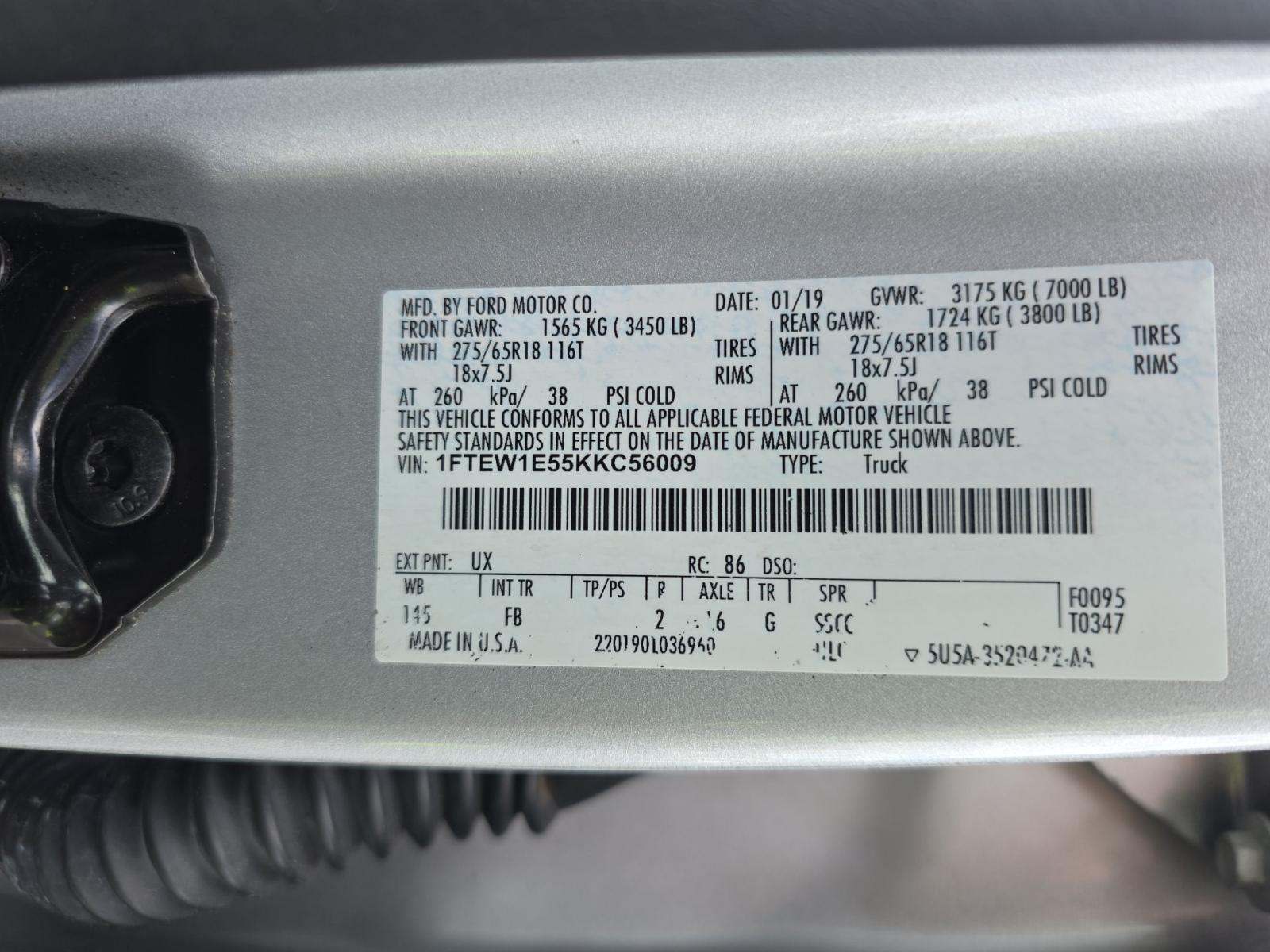 2019 Ford F-150 XLT AWD