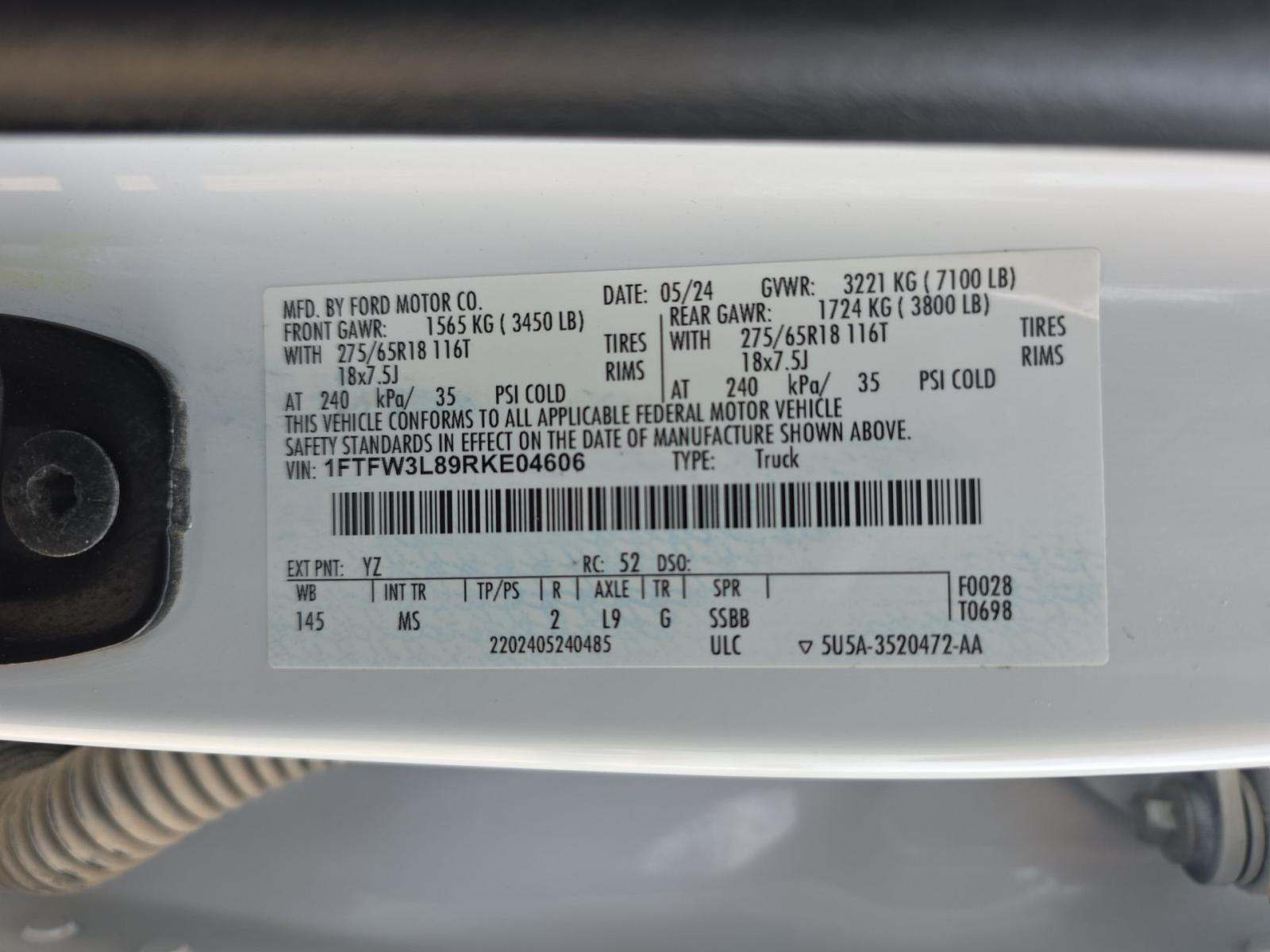 2024 Ford F-150 XLT AWD