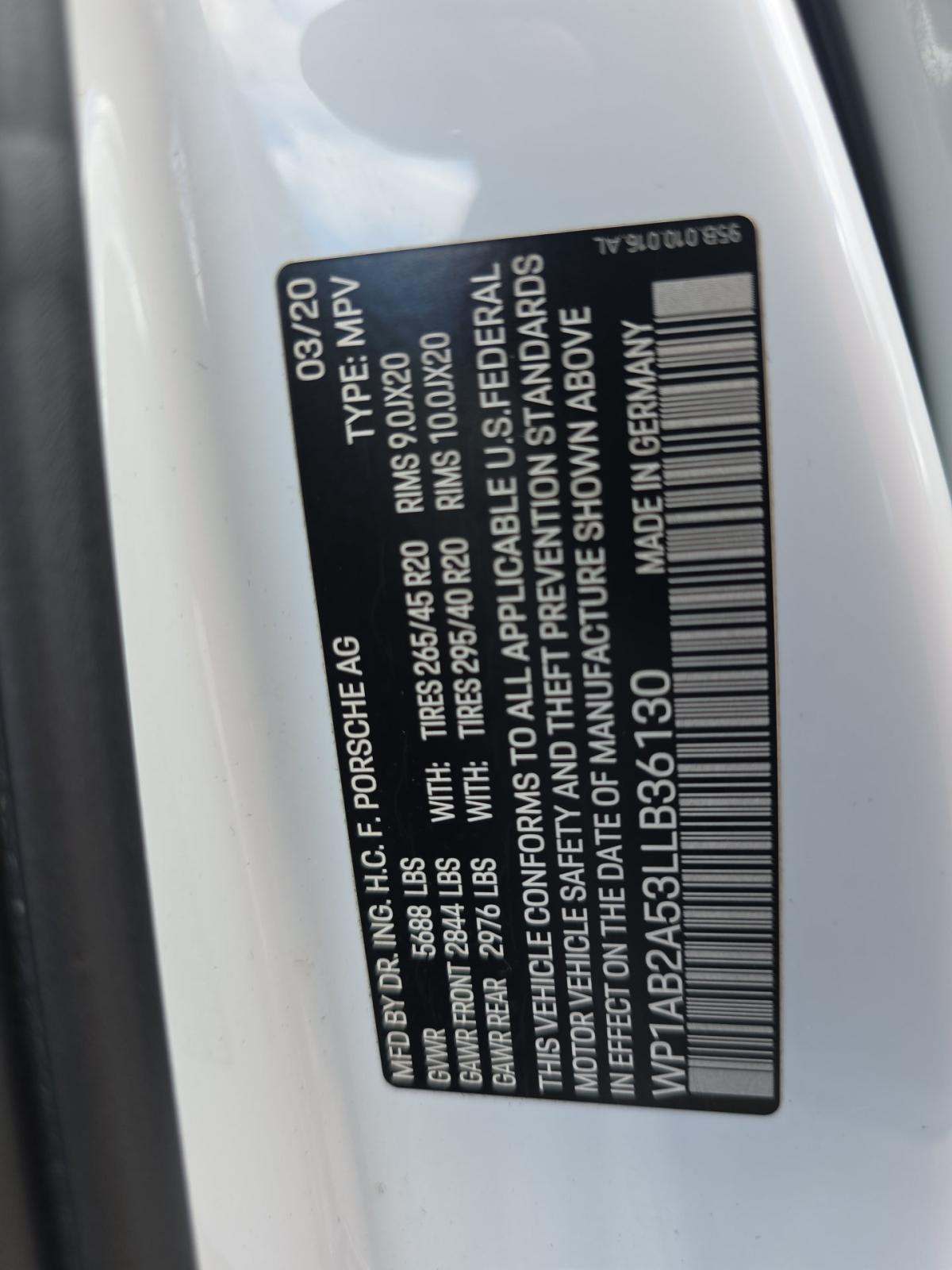 2020 Porsche Macan S AWD