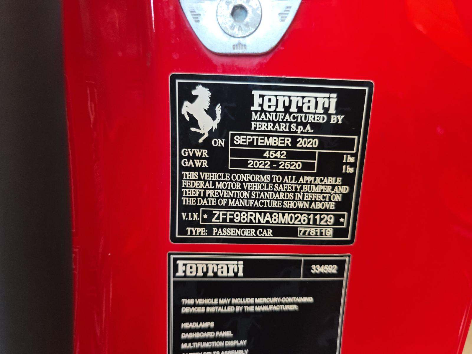 2021 Ferrari Roma Base RWD