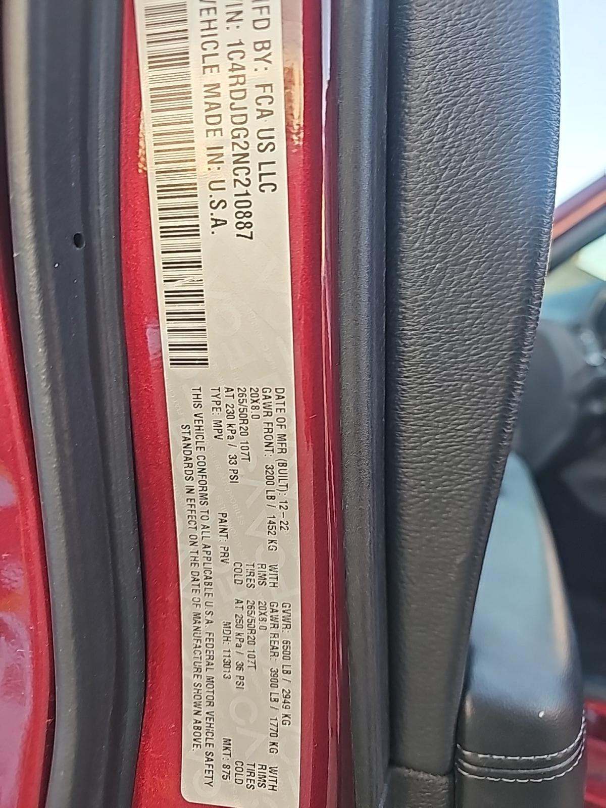 2022 Dodge Durango GT AWD