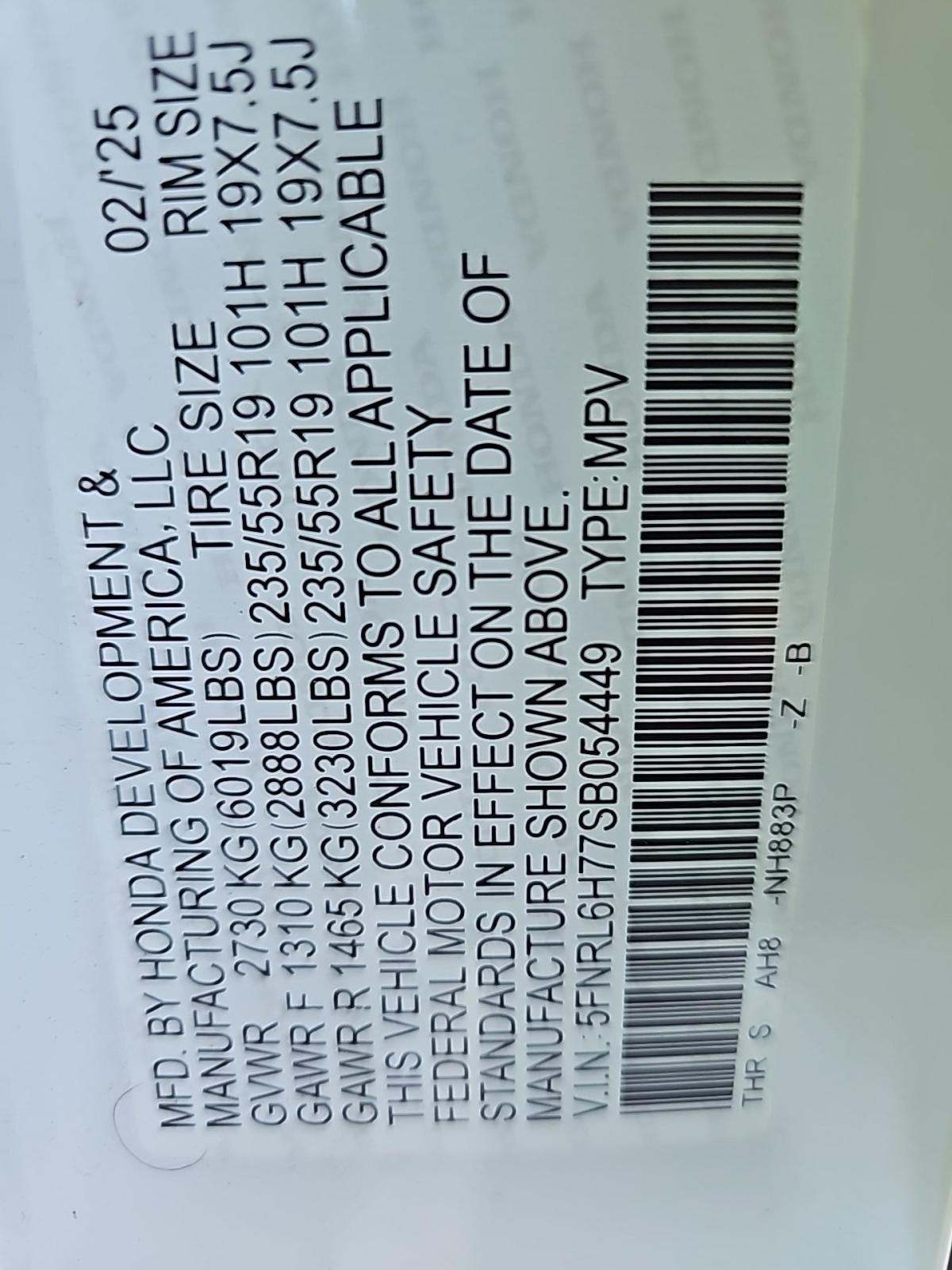 2025 Honda Odyssey Sport-L FWD