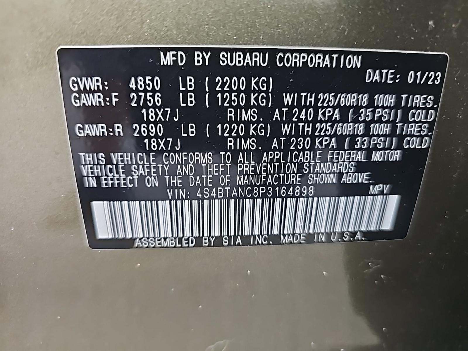 2023 Subaru Outback Limited AWD