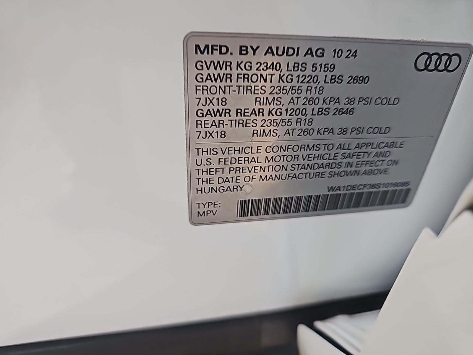 2025 Audi Q3 S line Premium AWD