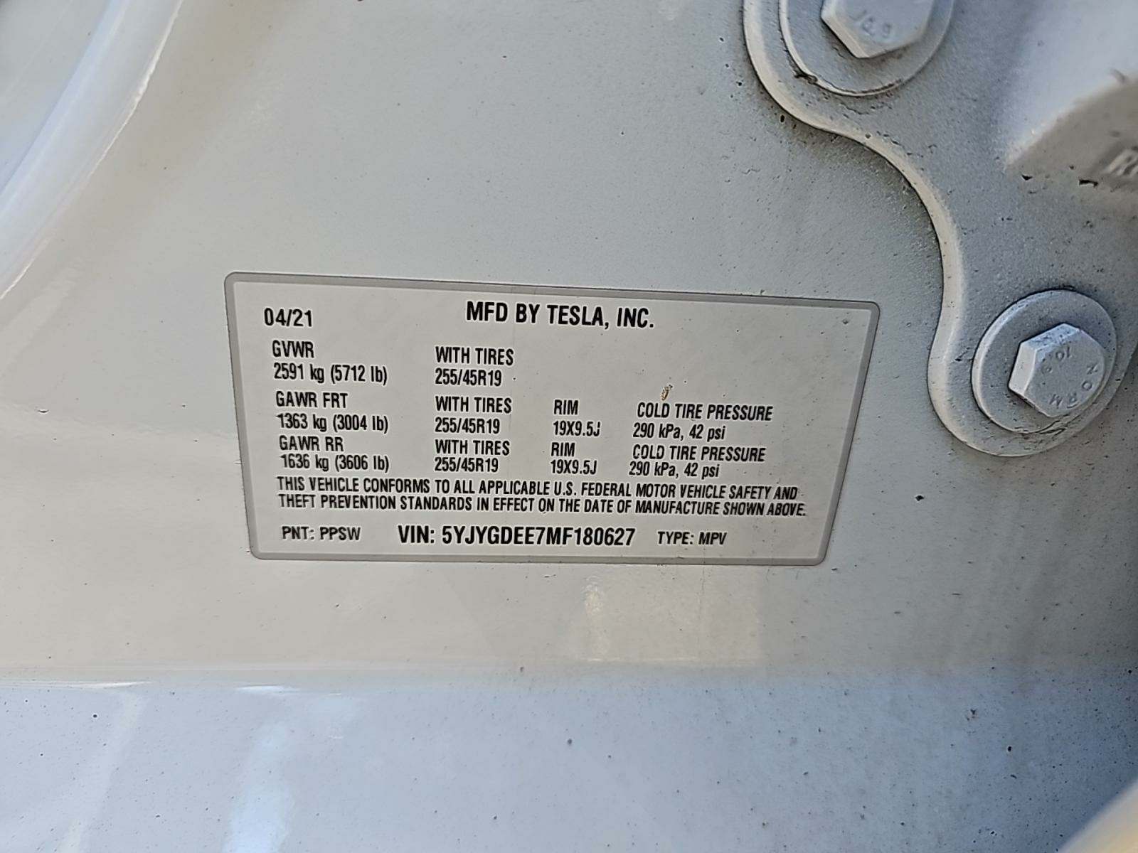 2021 Tesla Model Y Long Range AWD