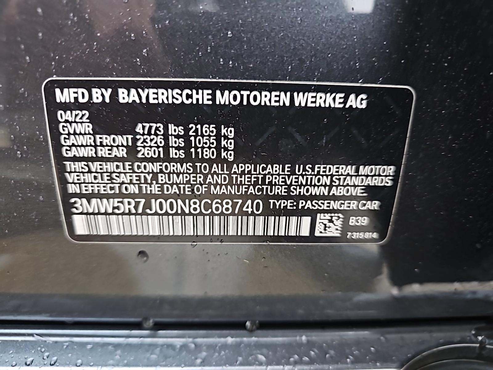 2022 BMW 3 Series 330i xDrive AWD