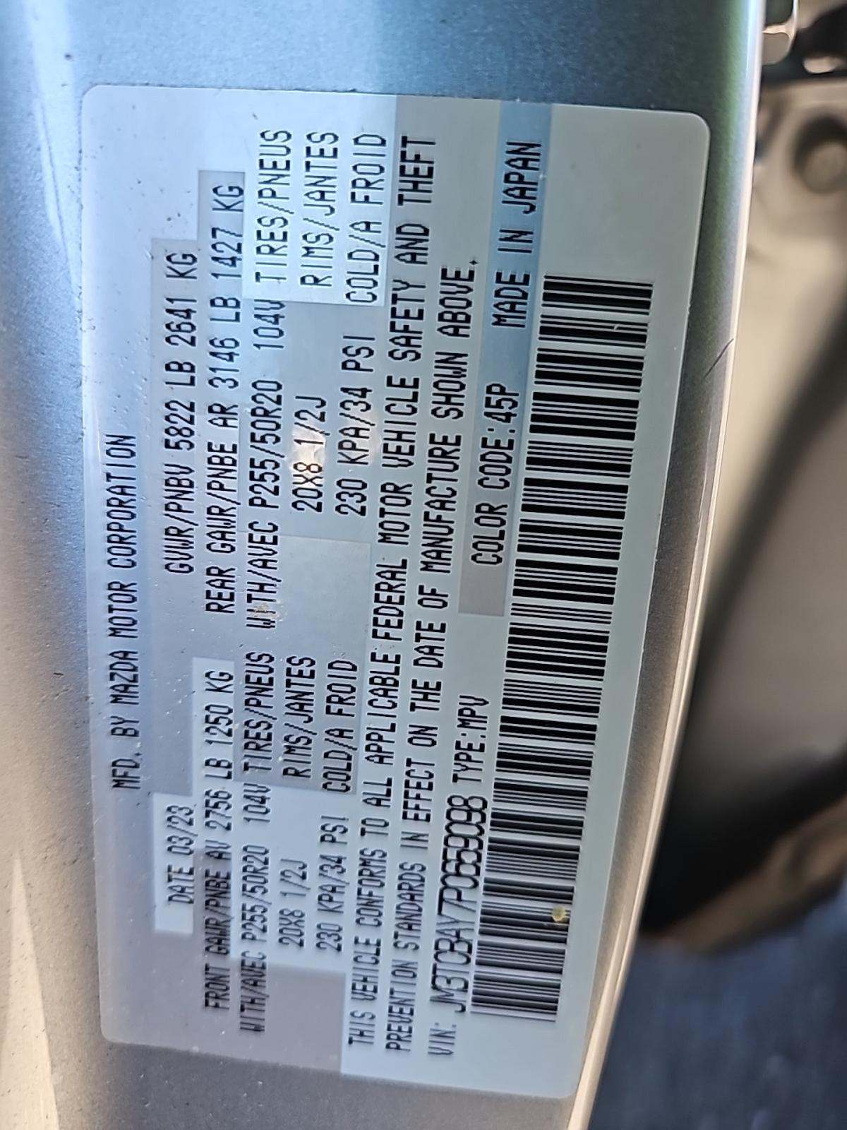 2023 MAZDA CX-9 Touring Plus AWD