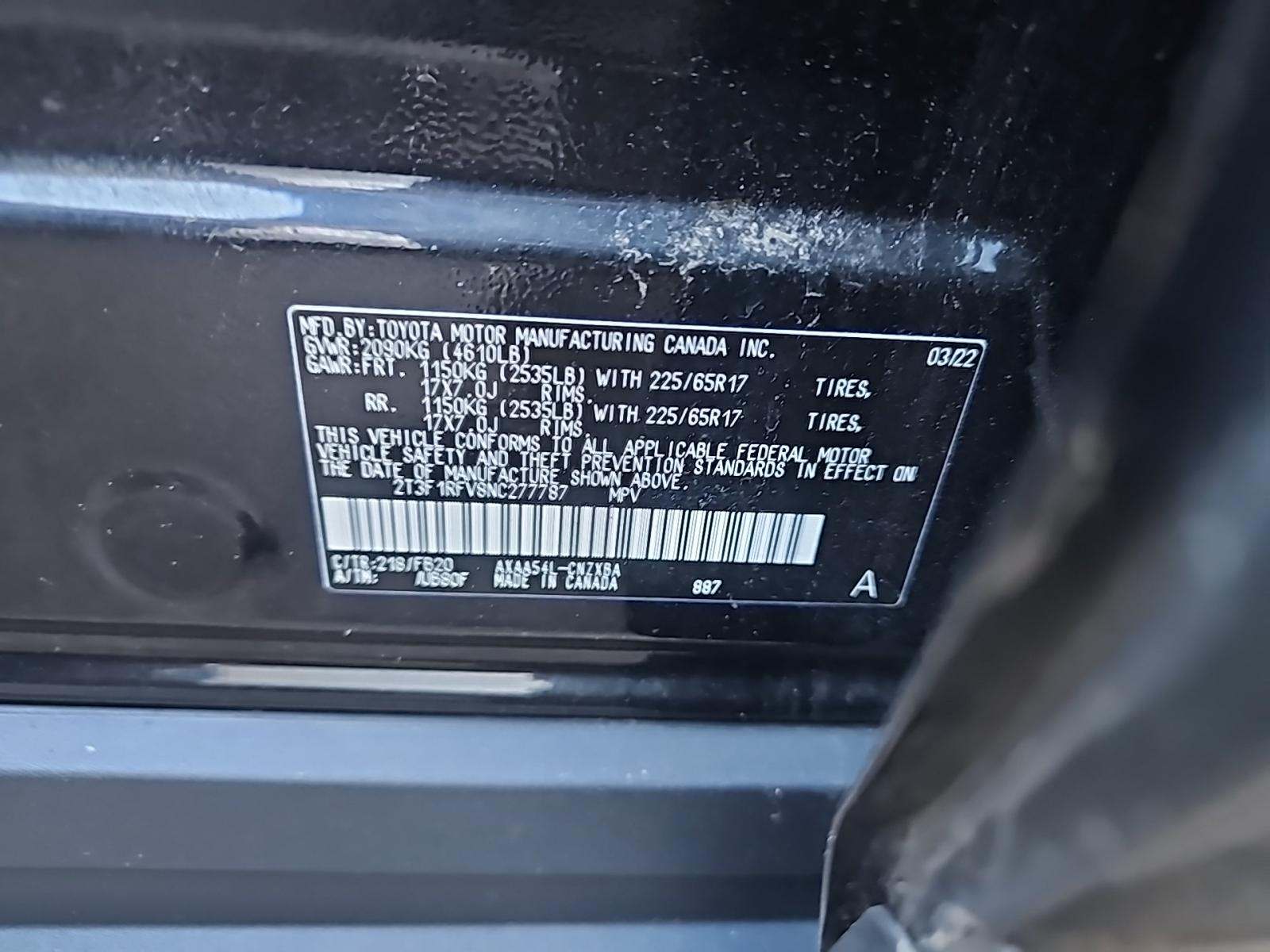 2022 Toyota RAV4 LE AWD