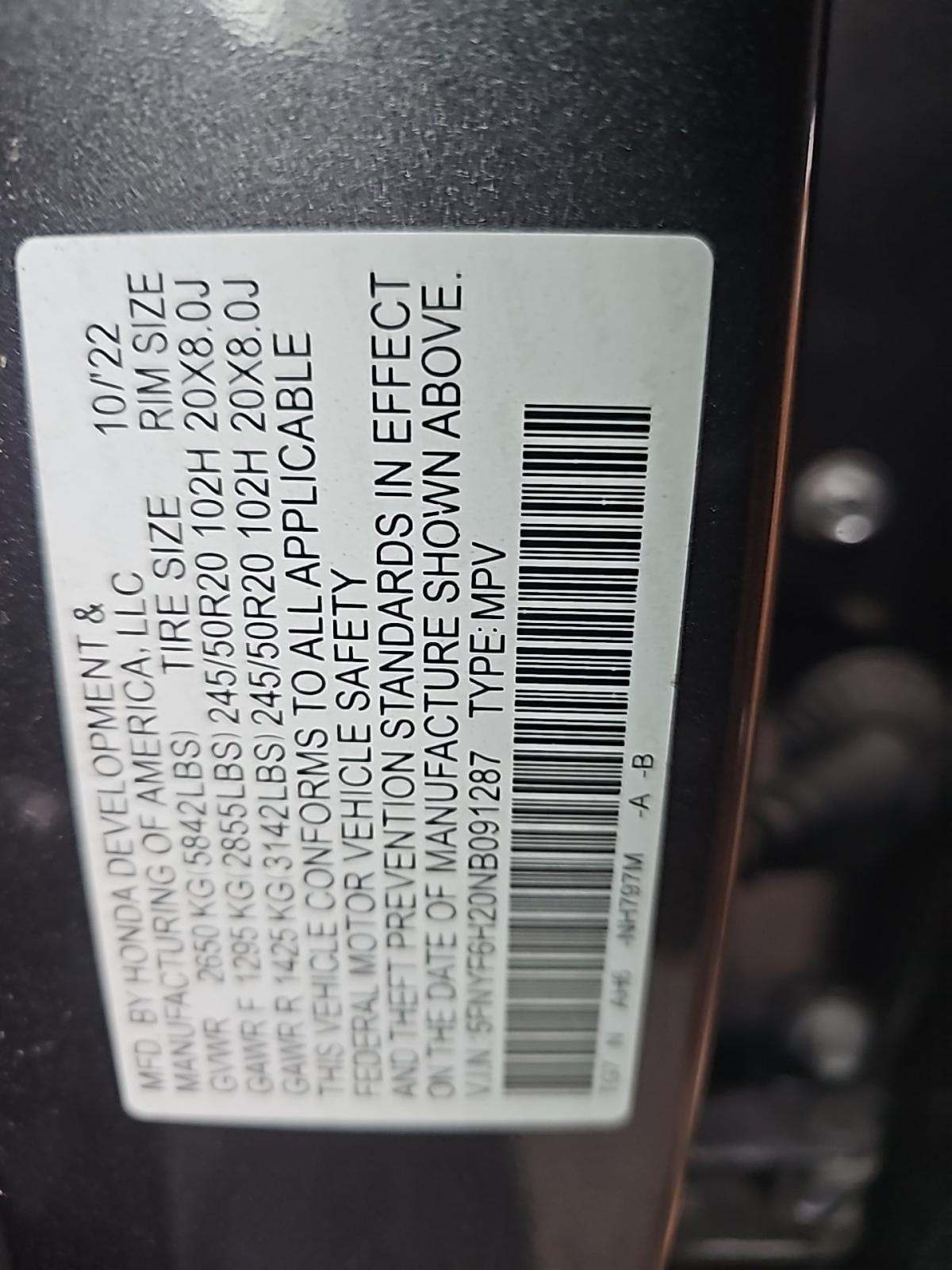 2022 Honda Pilot Special Edition AWD