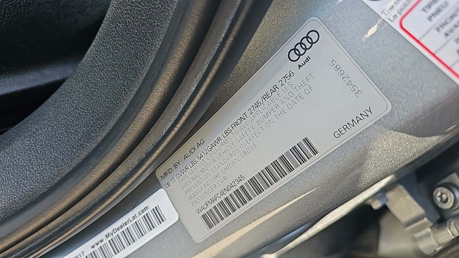 2014 Audi A6 3.0L TDI Premium Plus AWD