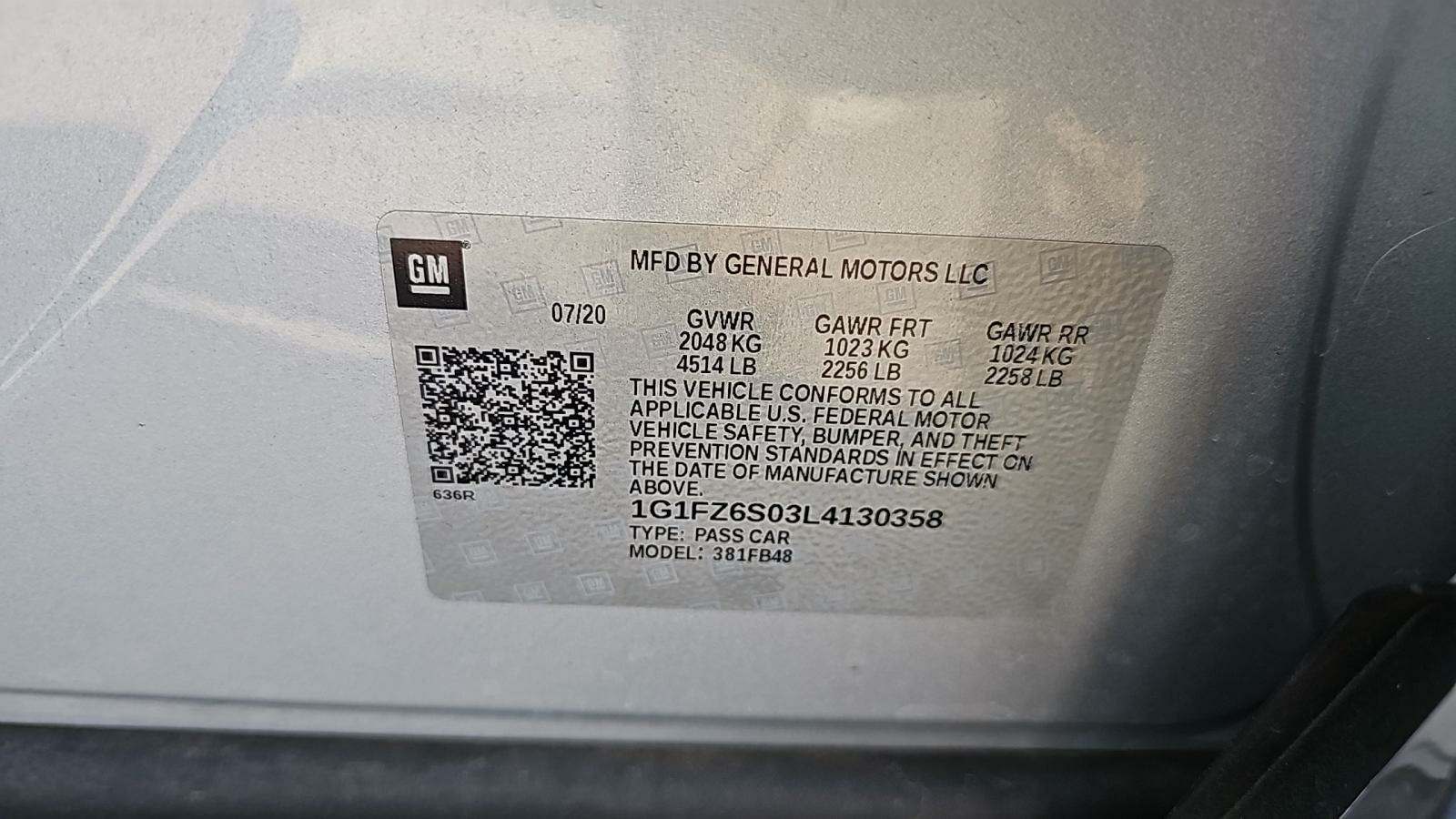 2020 Chevrolet Bolt EV Premier FWD