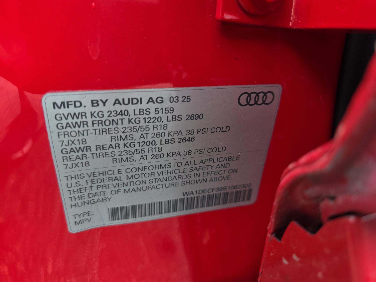 2025 Audi Q3 S line Premium AWD