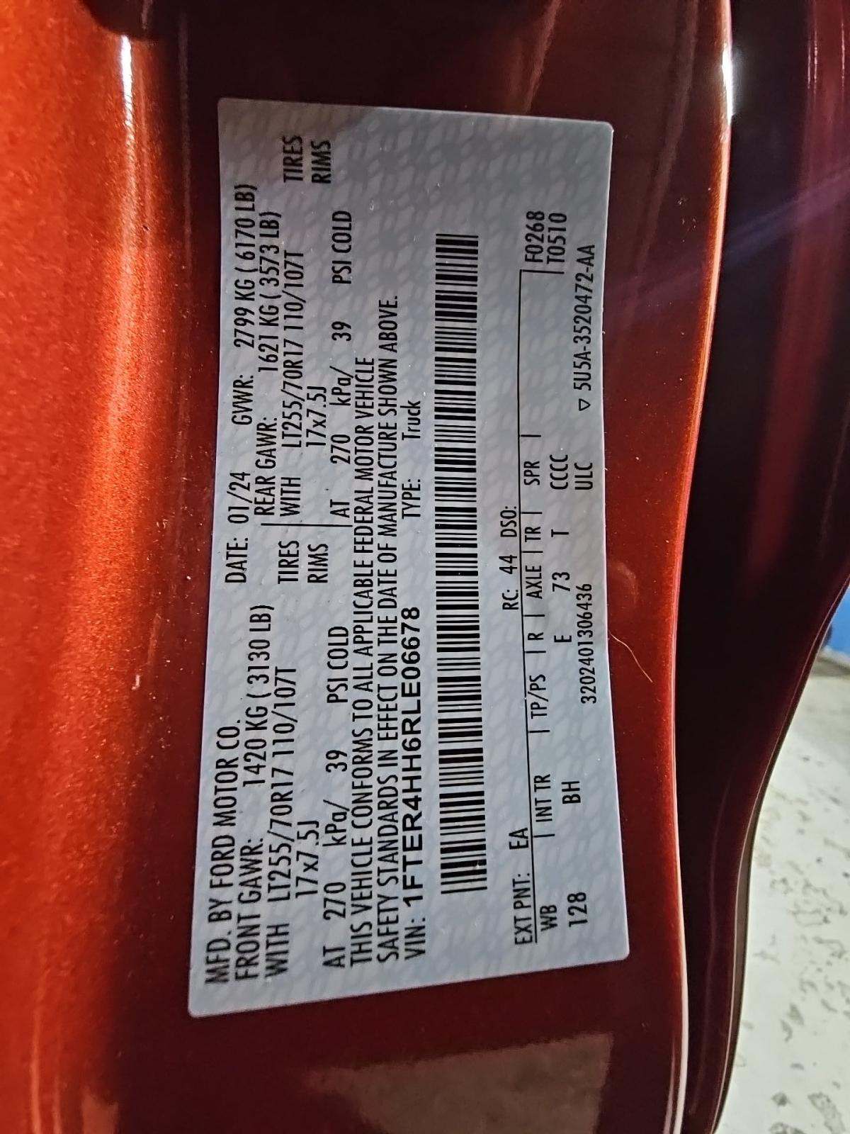 2024 Ford Ranger XLT AWD