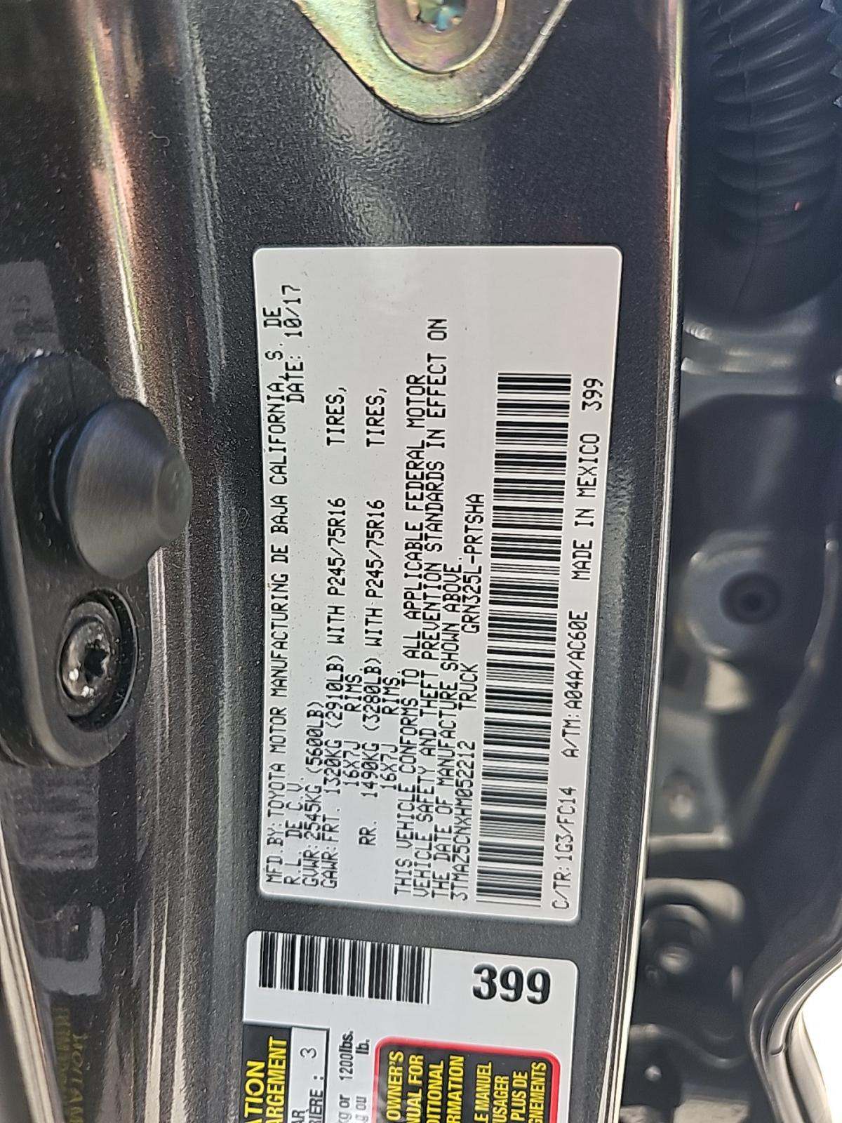 2017 Toyota Tacoma SR5 RWD