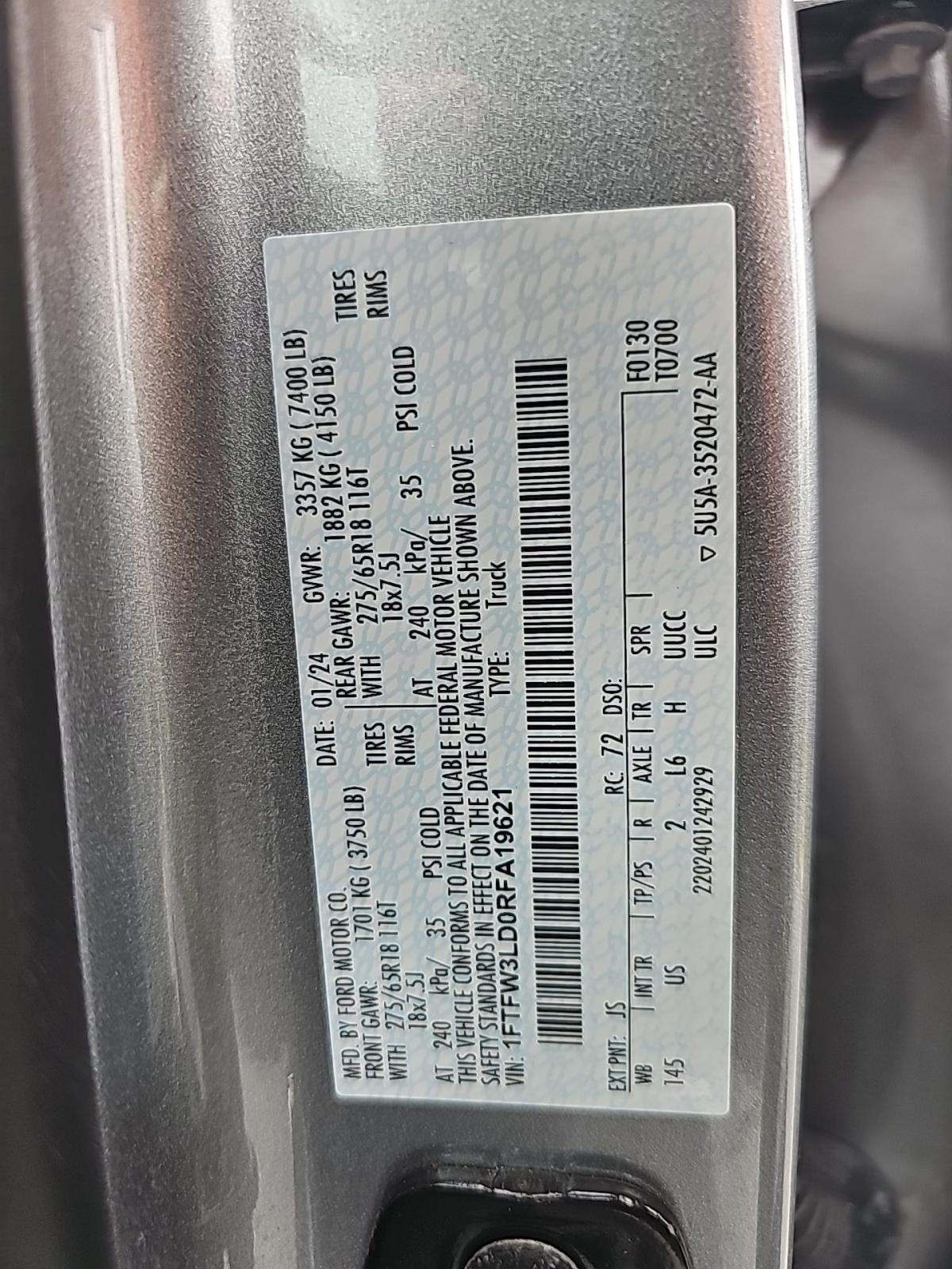 2024 Ford F-150 Hybrid XLT AWD