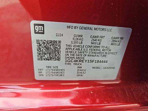 CHEVROLET HIGH COUNTRY - 1