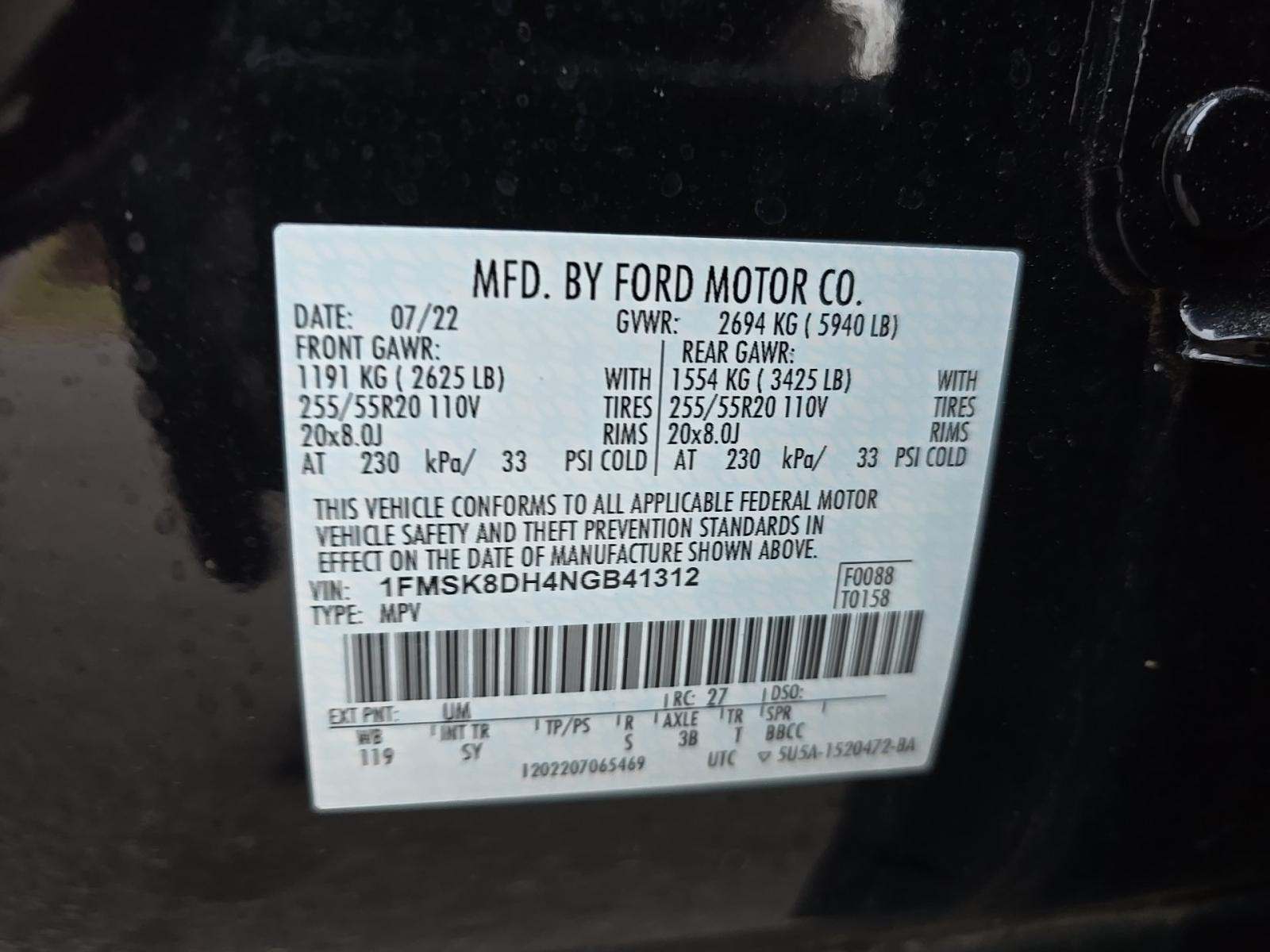 2022 Ford Explorer XLT AWD