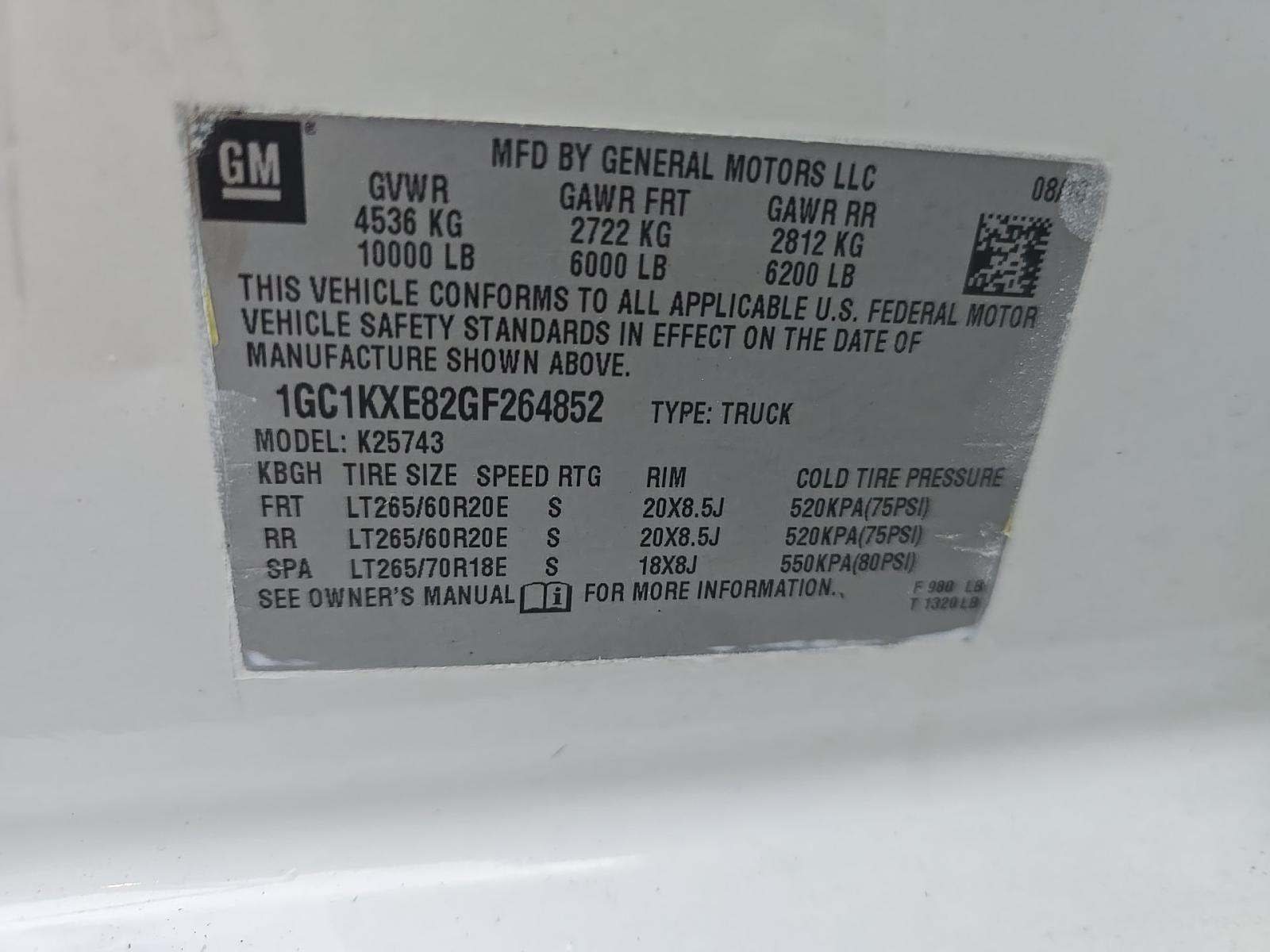 2016 Chevrolet Silverado 2500HD High Country AWD