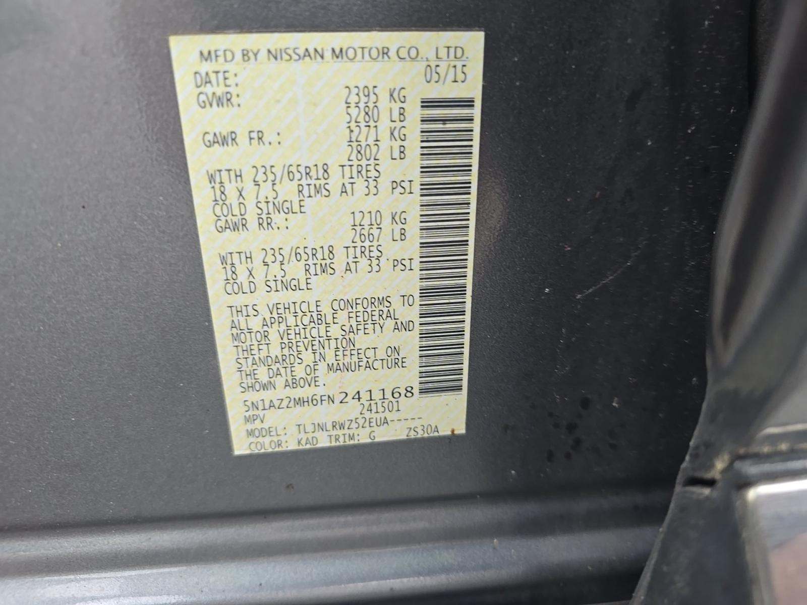 2015 Nissan Murano SL AWD