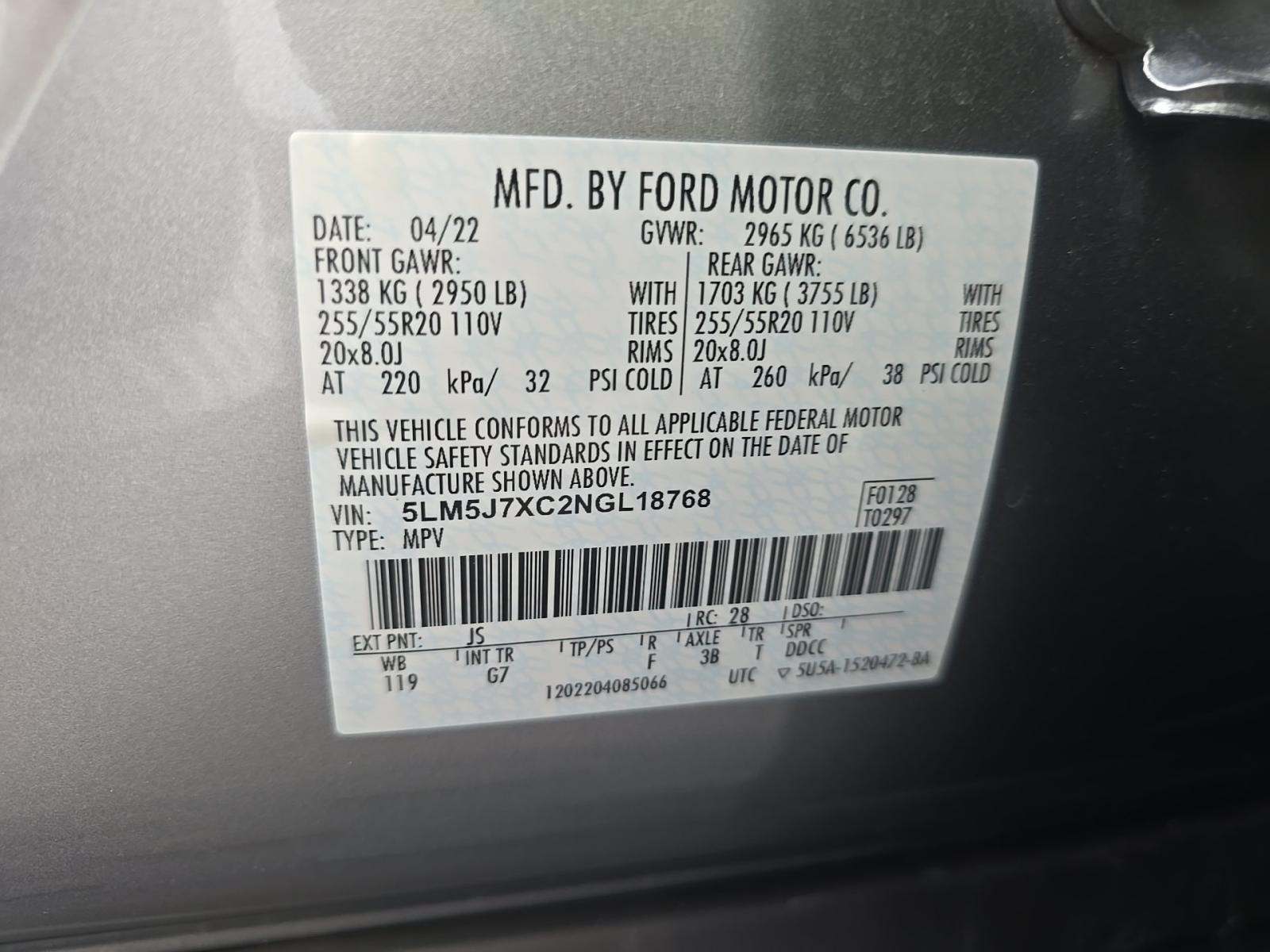 2022 Lincoln Aviator Reserve AWD