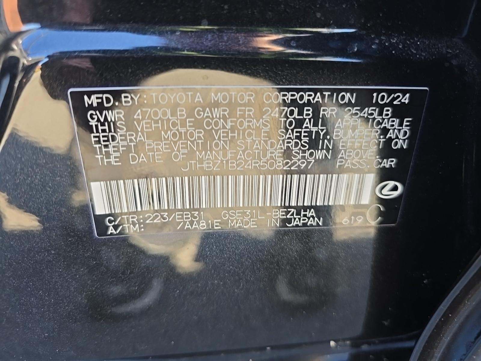 2024 Lexus IS IS 350 F SPORT RWD