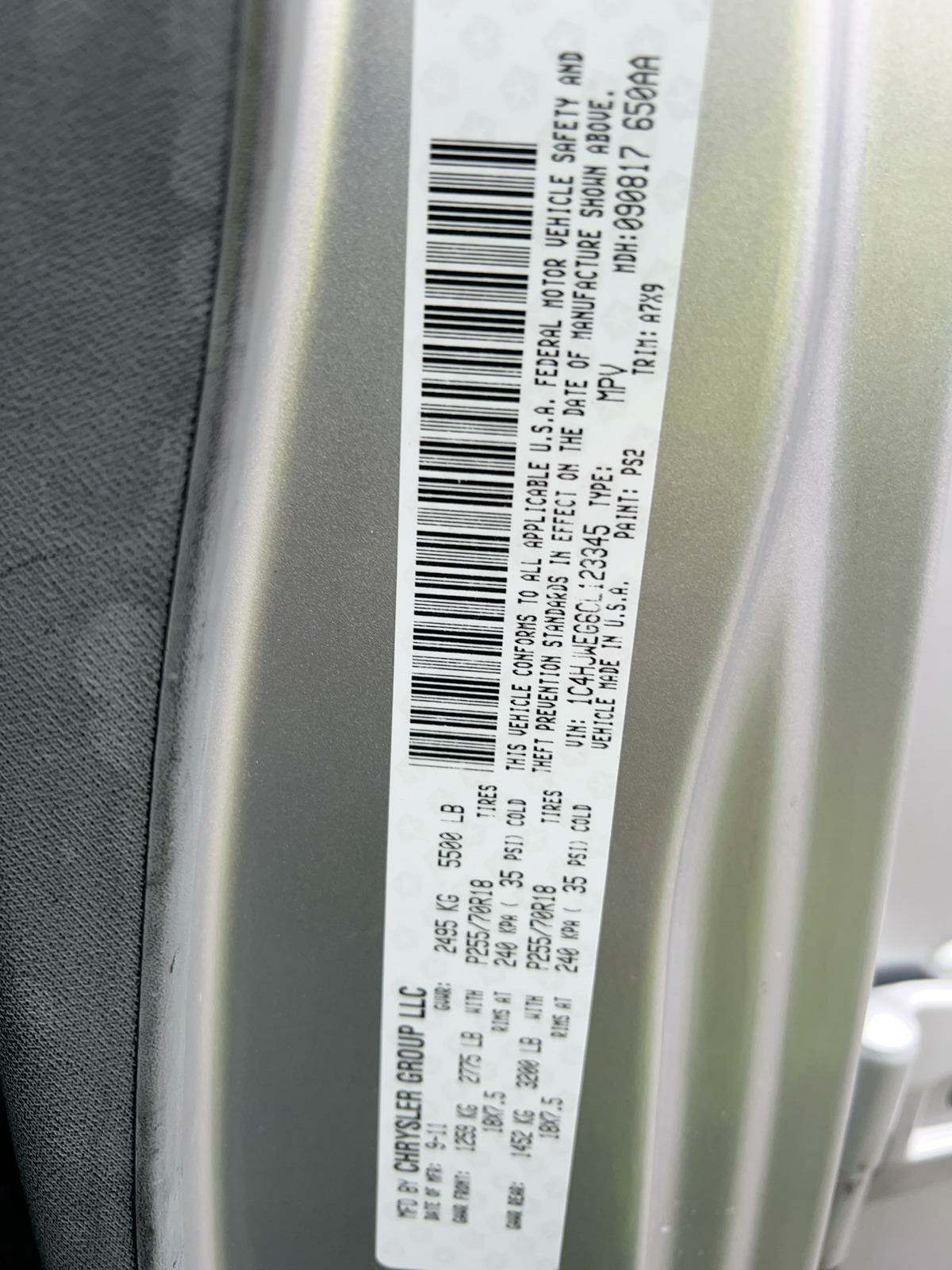 2012 Jeep Wrangler Sahara AWD