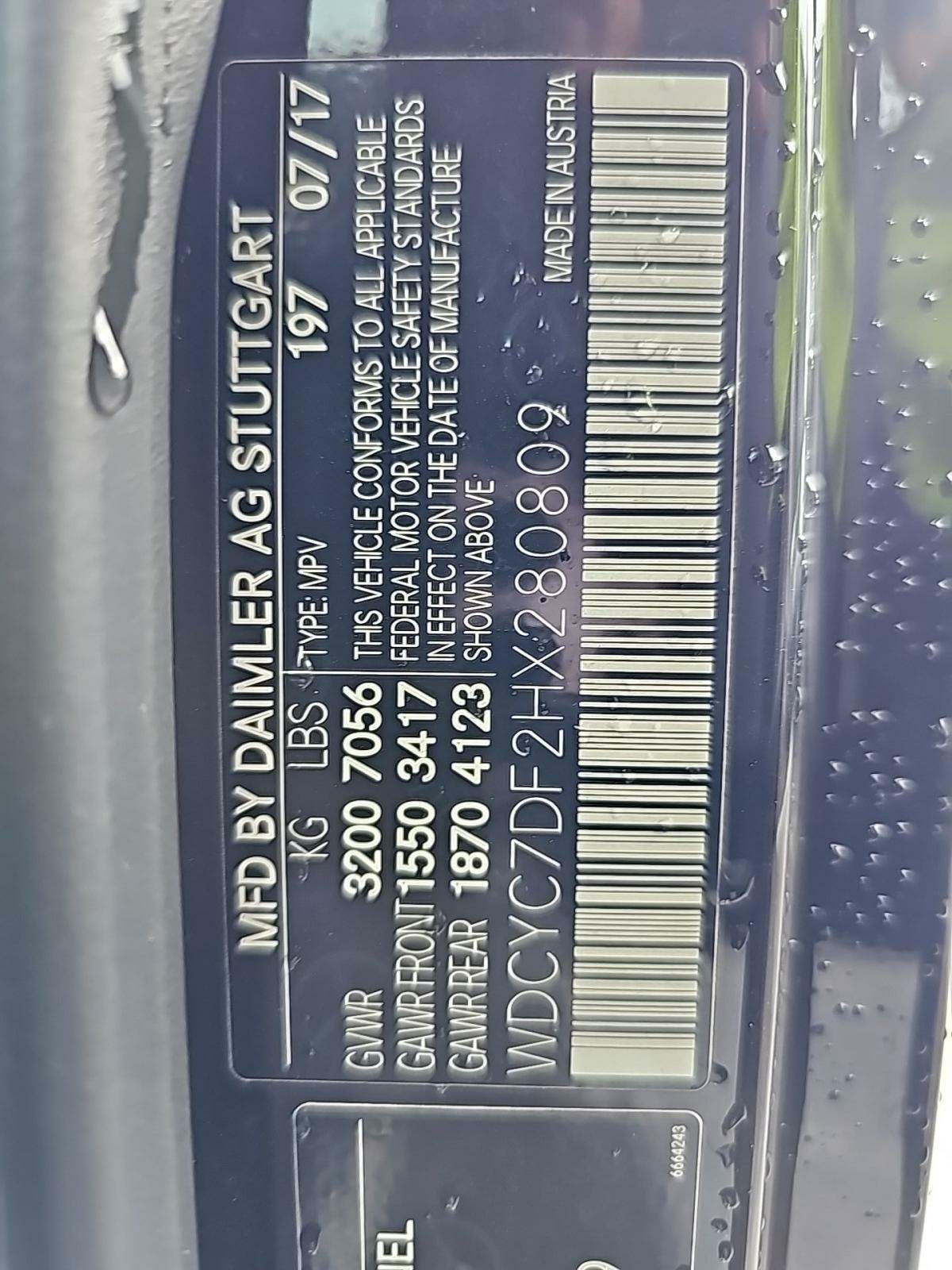 2017 Mercedes-Benz G-Class AMG G 63 AWD