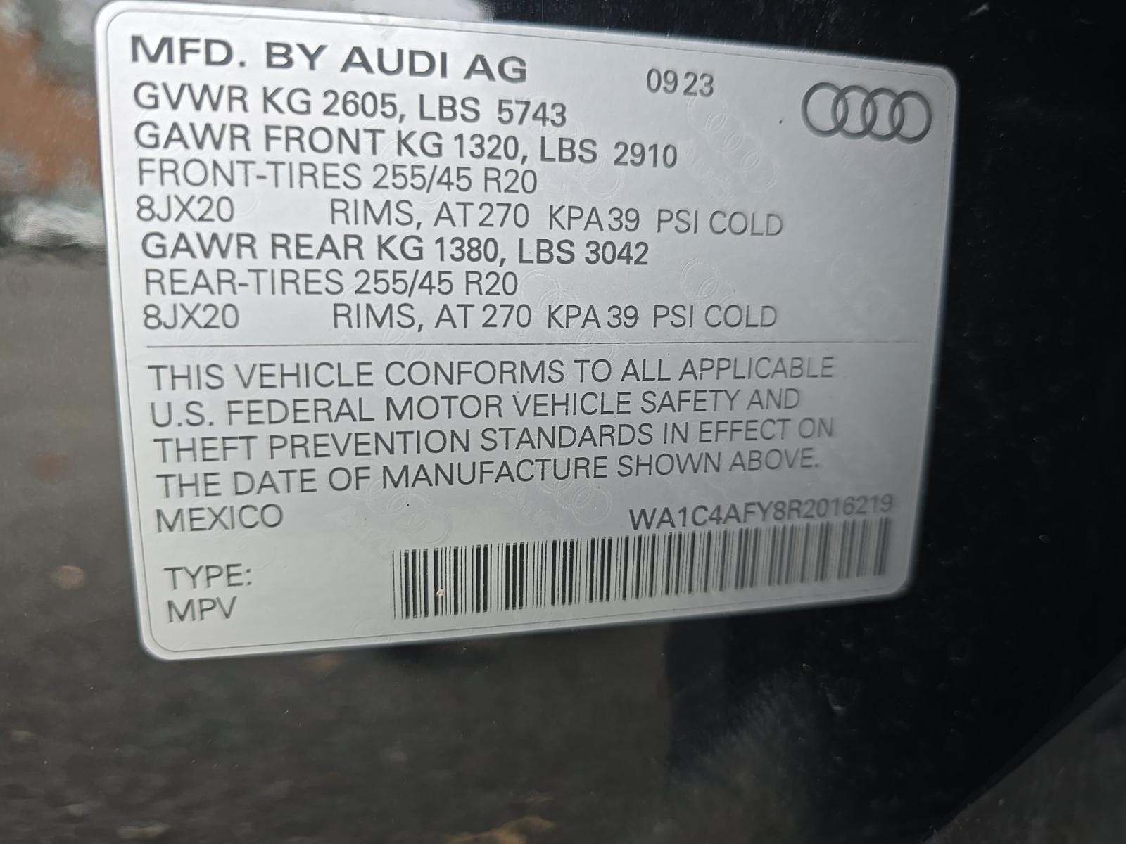 2024 Audi SQ5 Prestige AWD