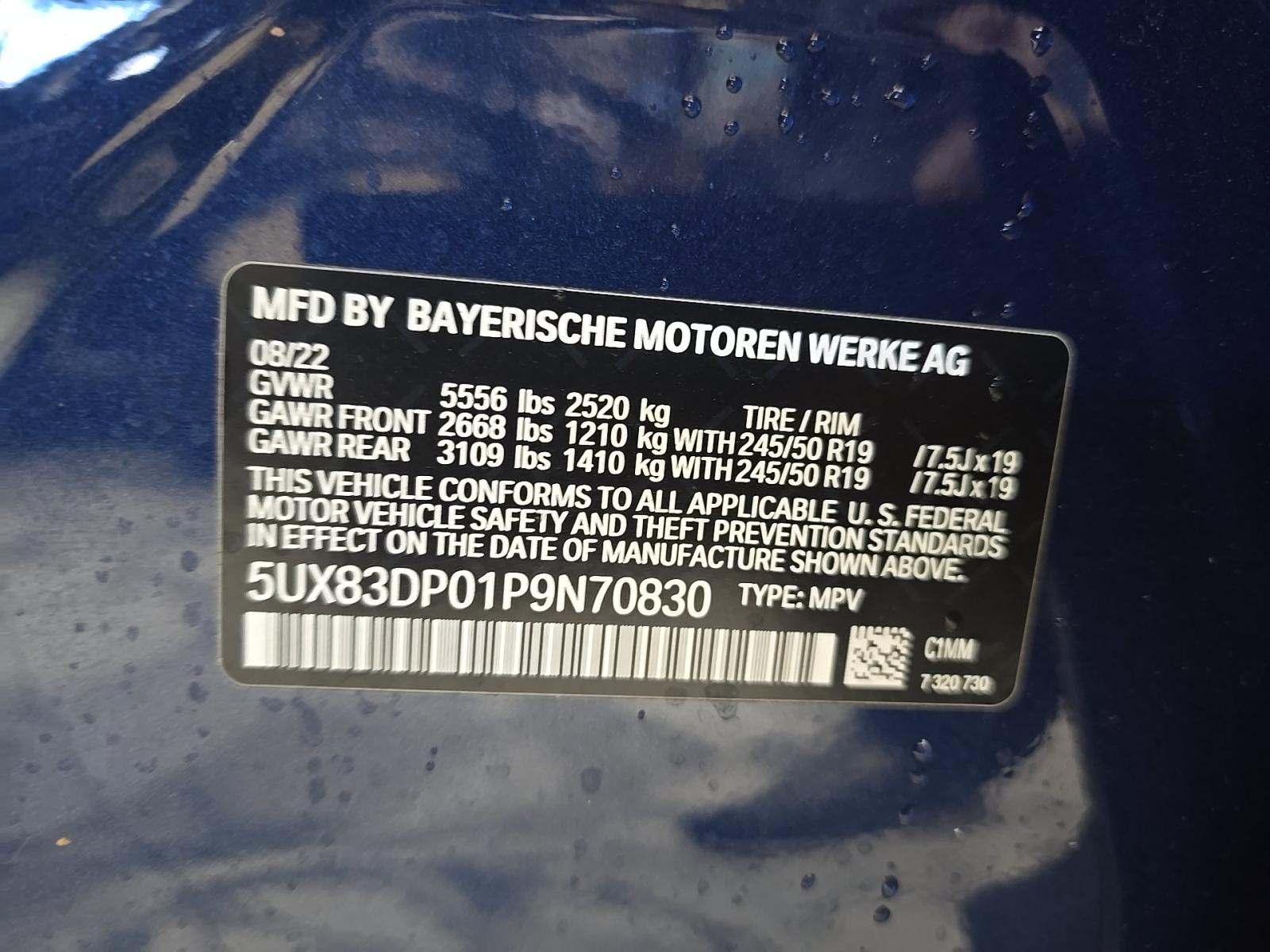 2023 BMW X3 M40i AWD