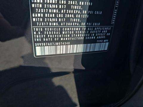 2018 Volkswagen Tiguan 2.0T SE FWD