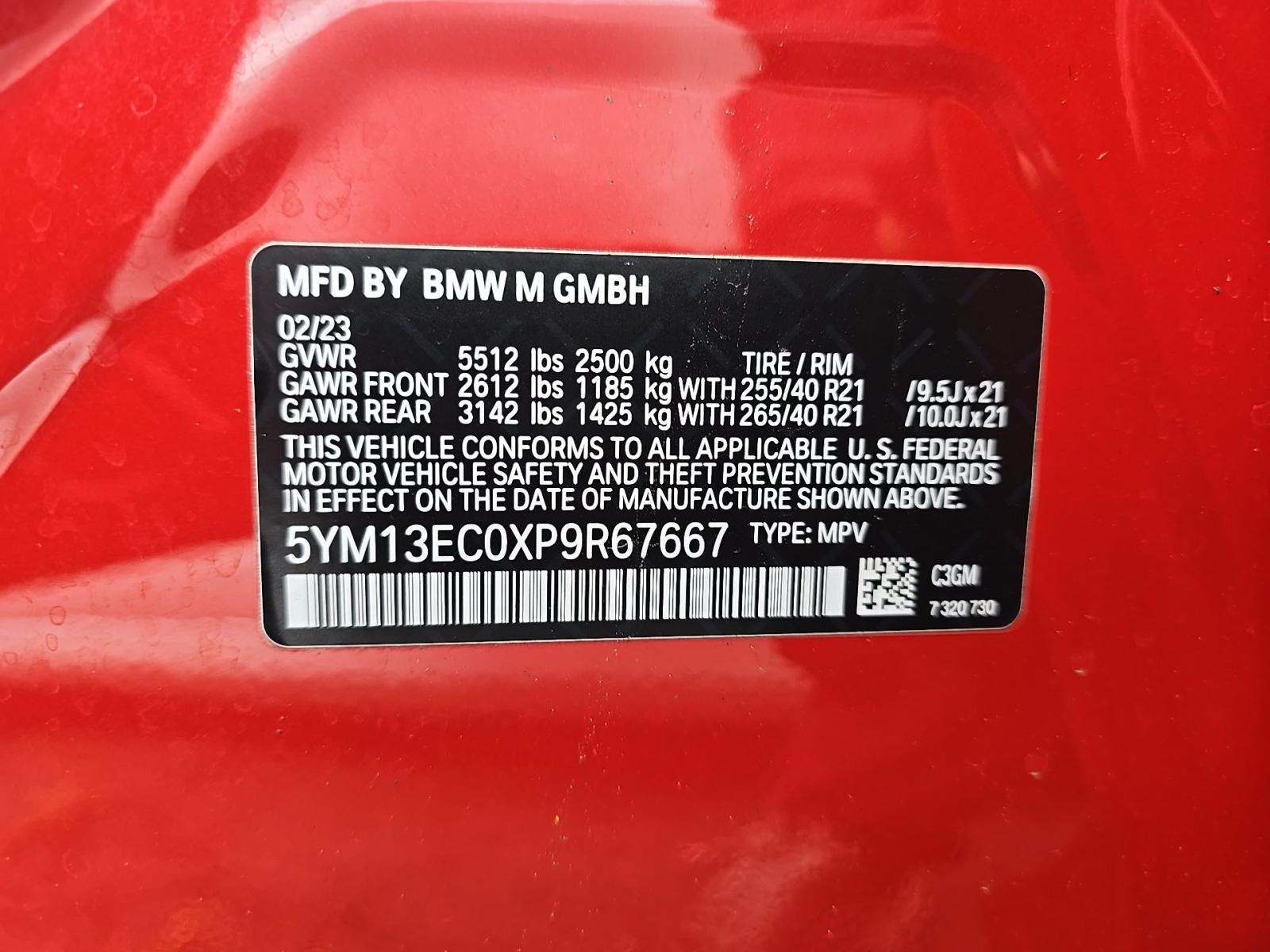 2023 BMW X3 M Base AWD