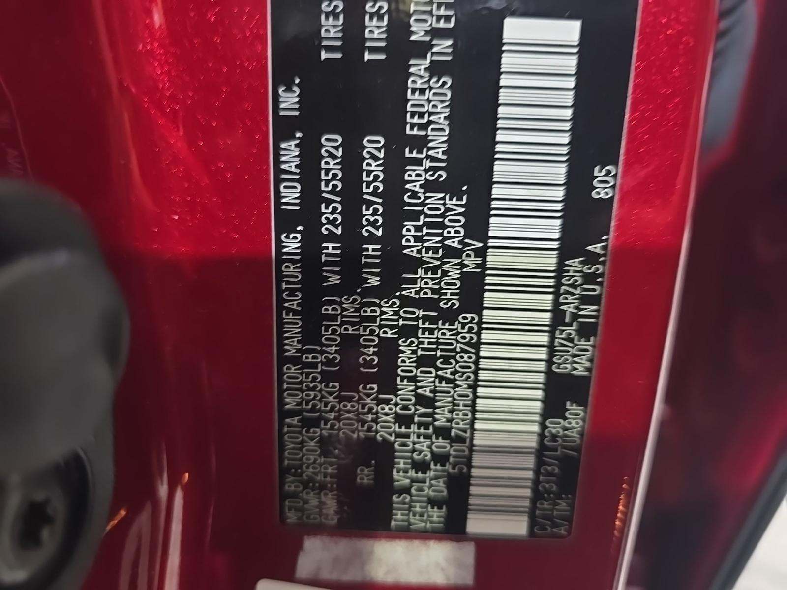 2021 Toyota Highlander XSE AWD