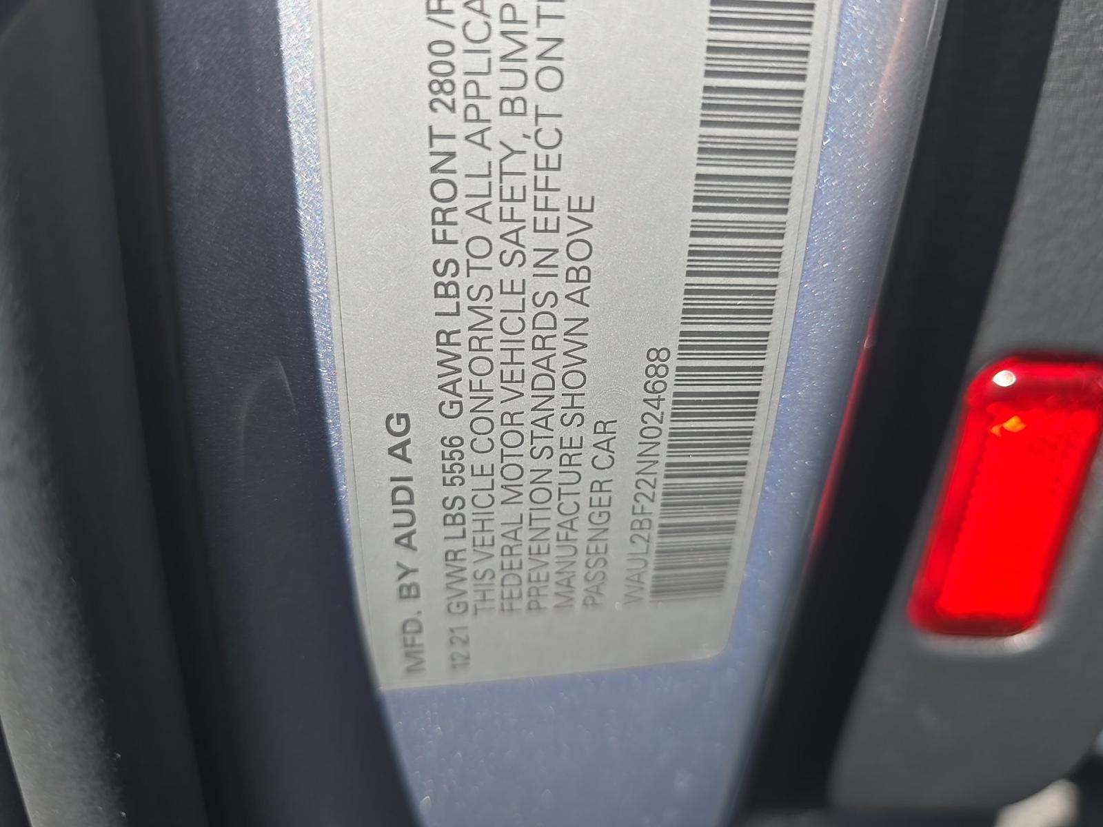 2022 Audi A6 Premium Plus AWD