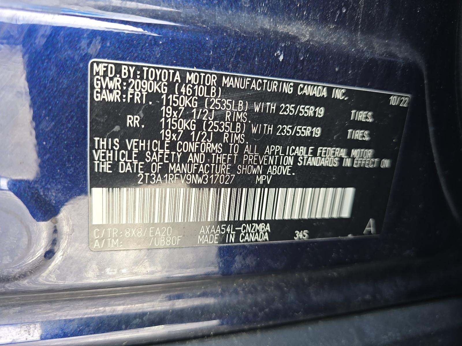 2022 Toyota RAV4 XLE Premium AWD