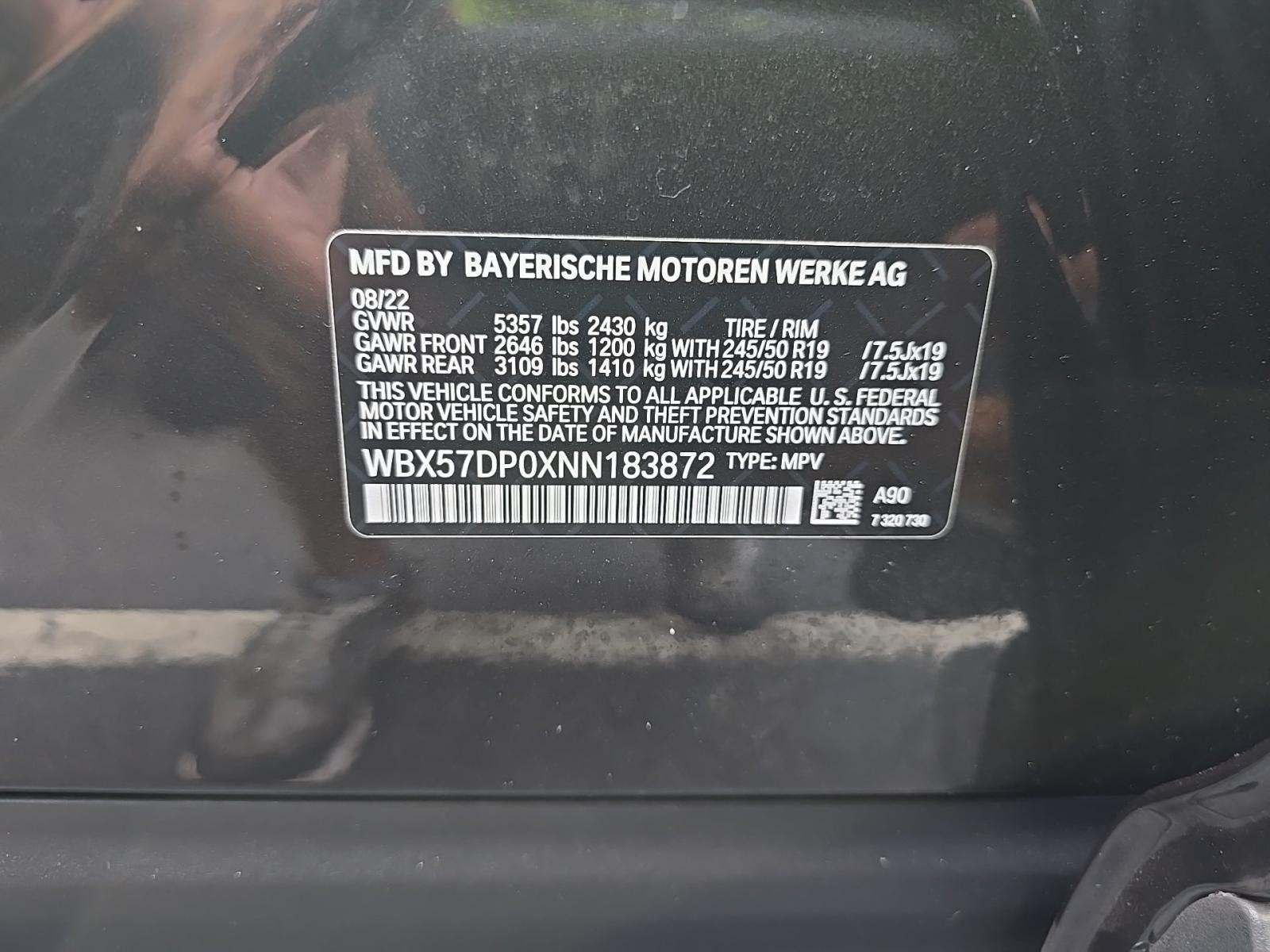 2022 BMW X3 xDrive30i AWD