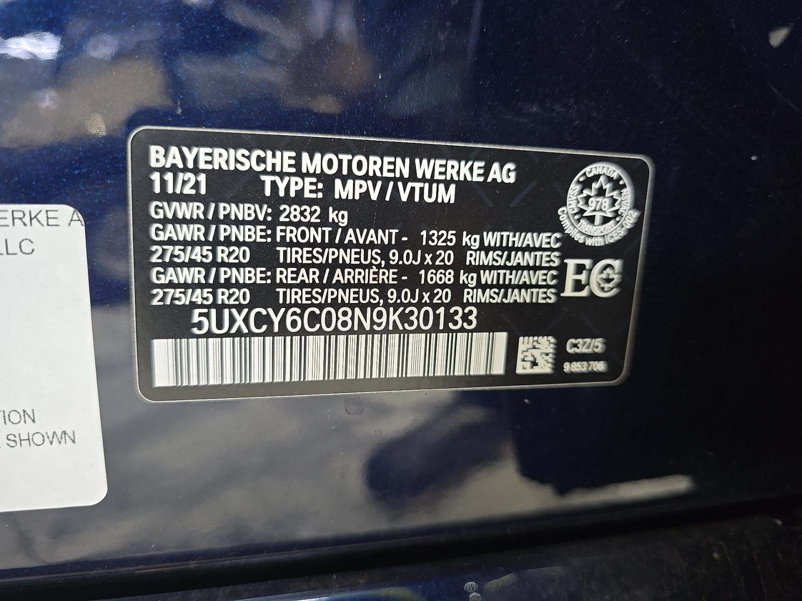 2022 BMW X6 xDrive40i AWD