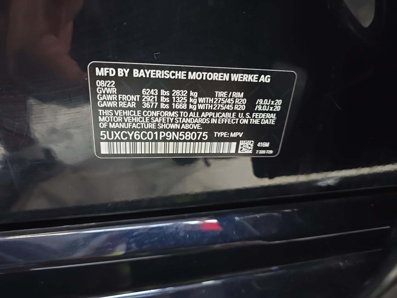 2023 BMW X6 xDrive40i AWD