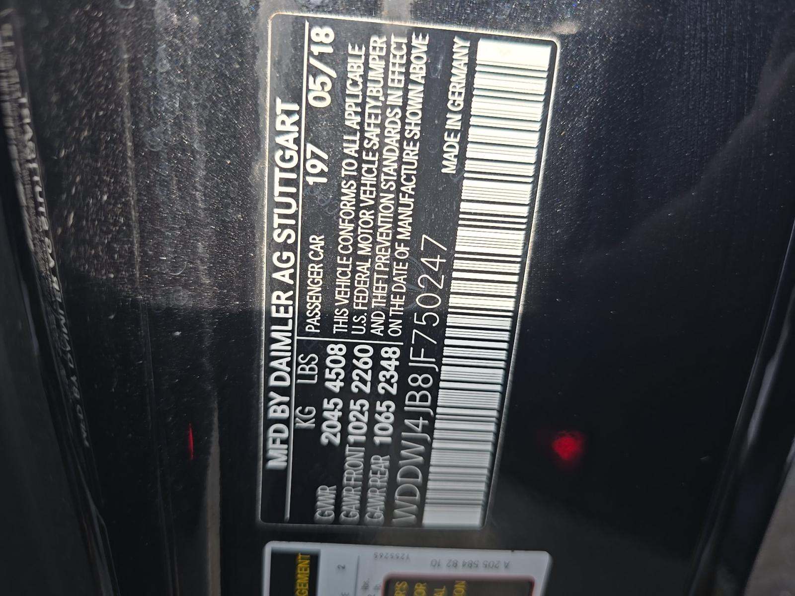 2018 Mercedes-Benz C-Class C 300 RWD