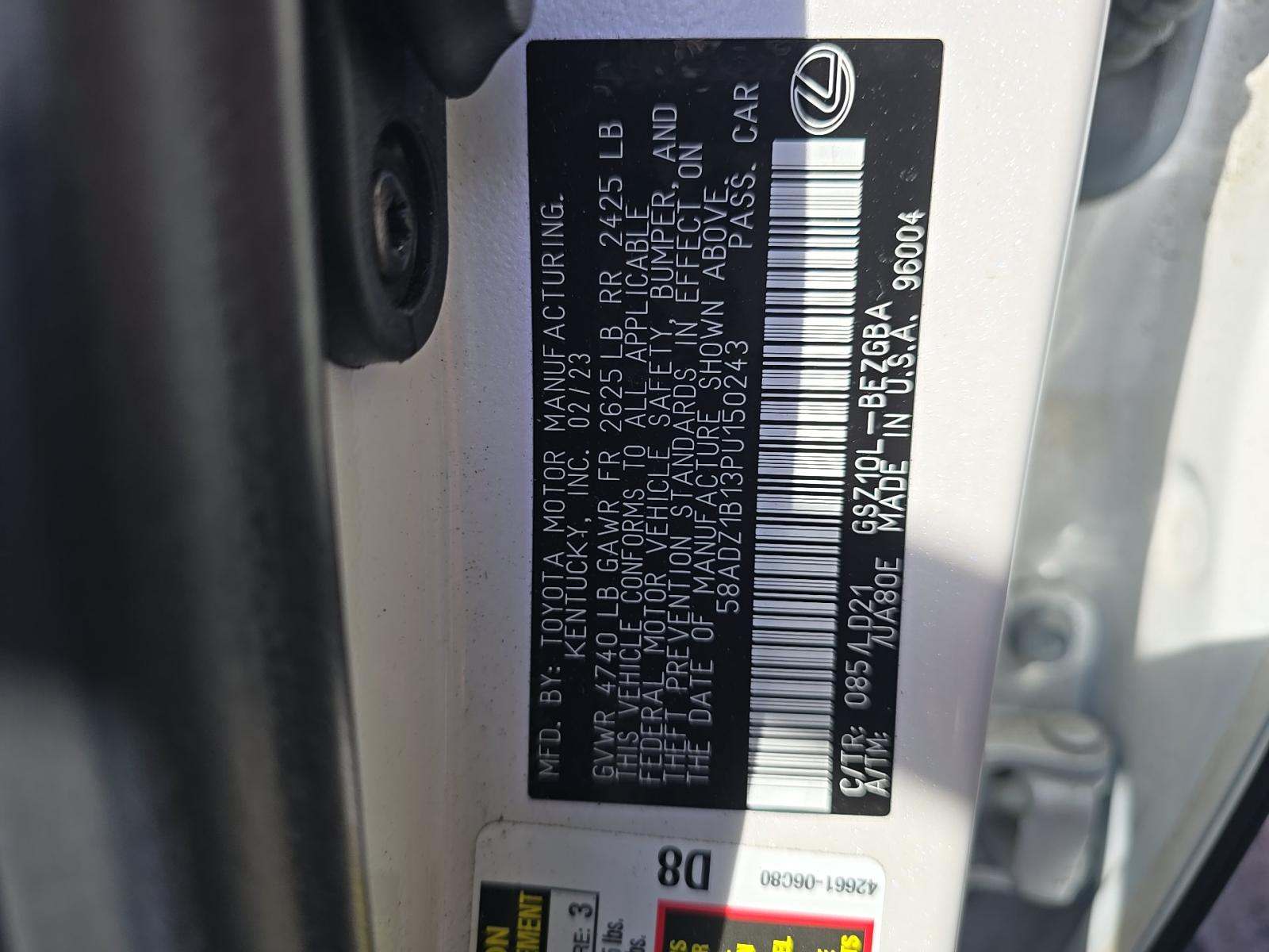 2023 Lexus ES ES 350 FWD