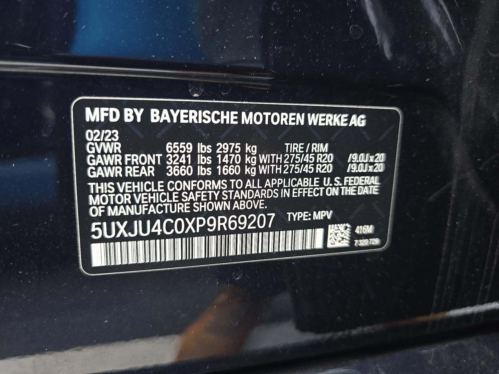 2023 BMW X5 M50i AWD