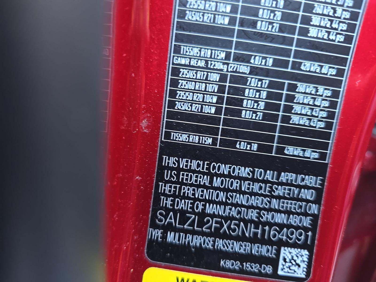 2022 Land Rover Range Rover Evoque R-Dynamic SE AWD