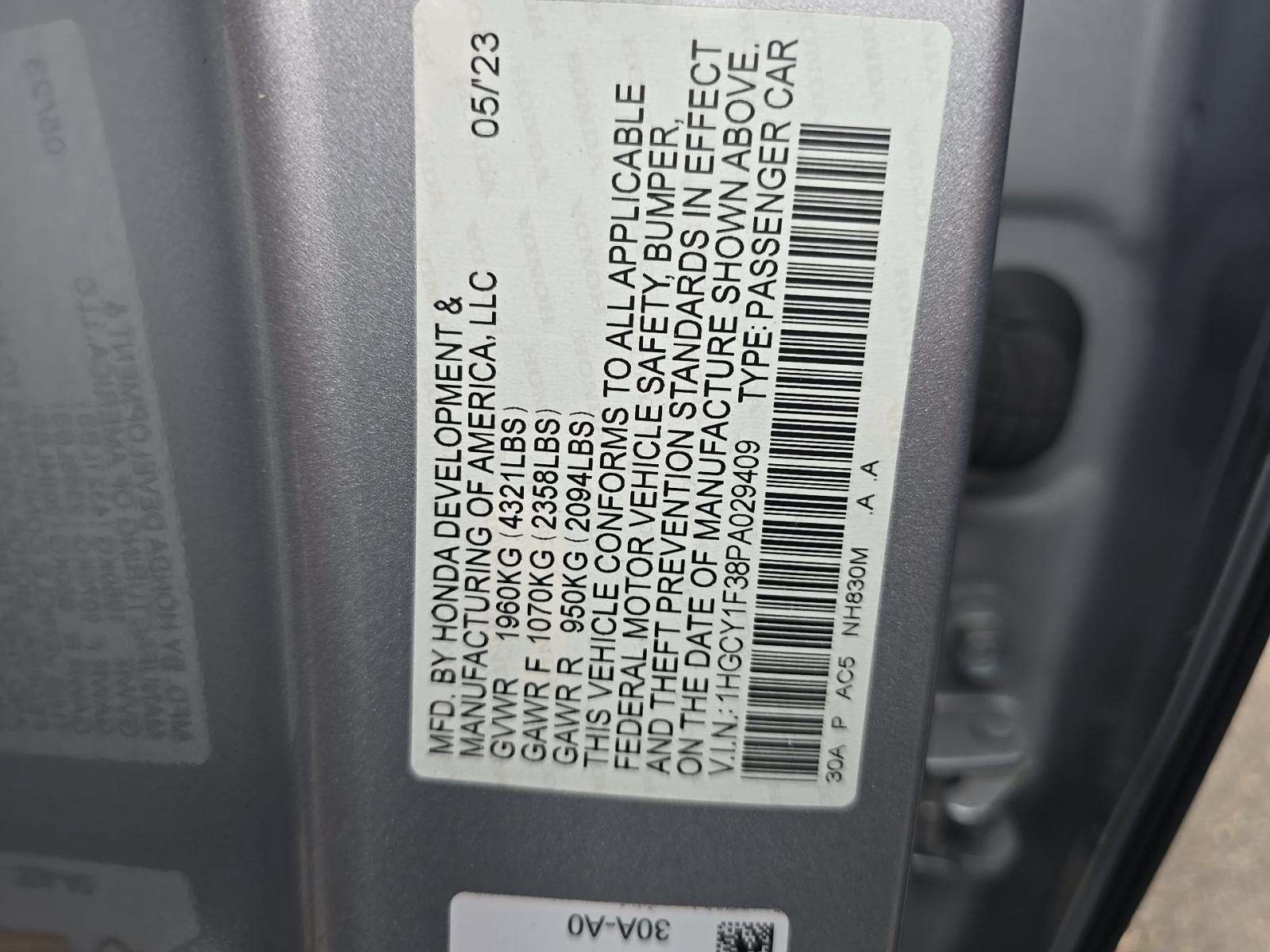 2023 Honda Accord EX FWD