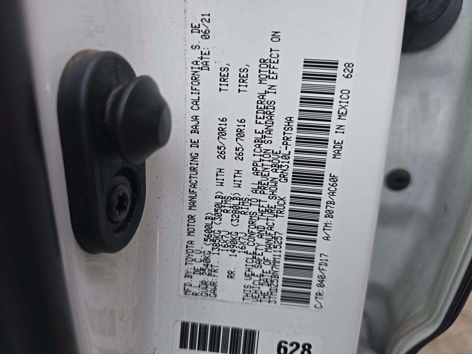 2021 Toyota Tacoma TRD Off-Road AWD