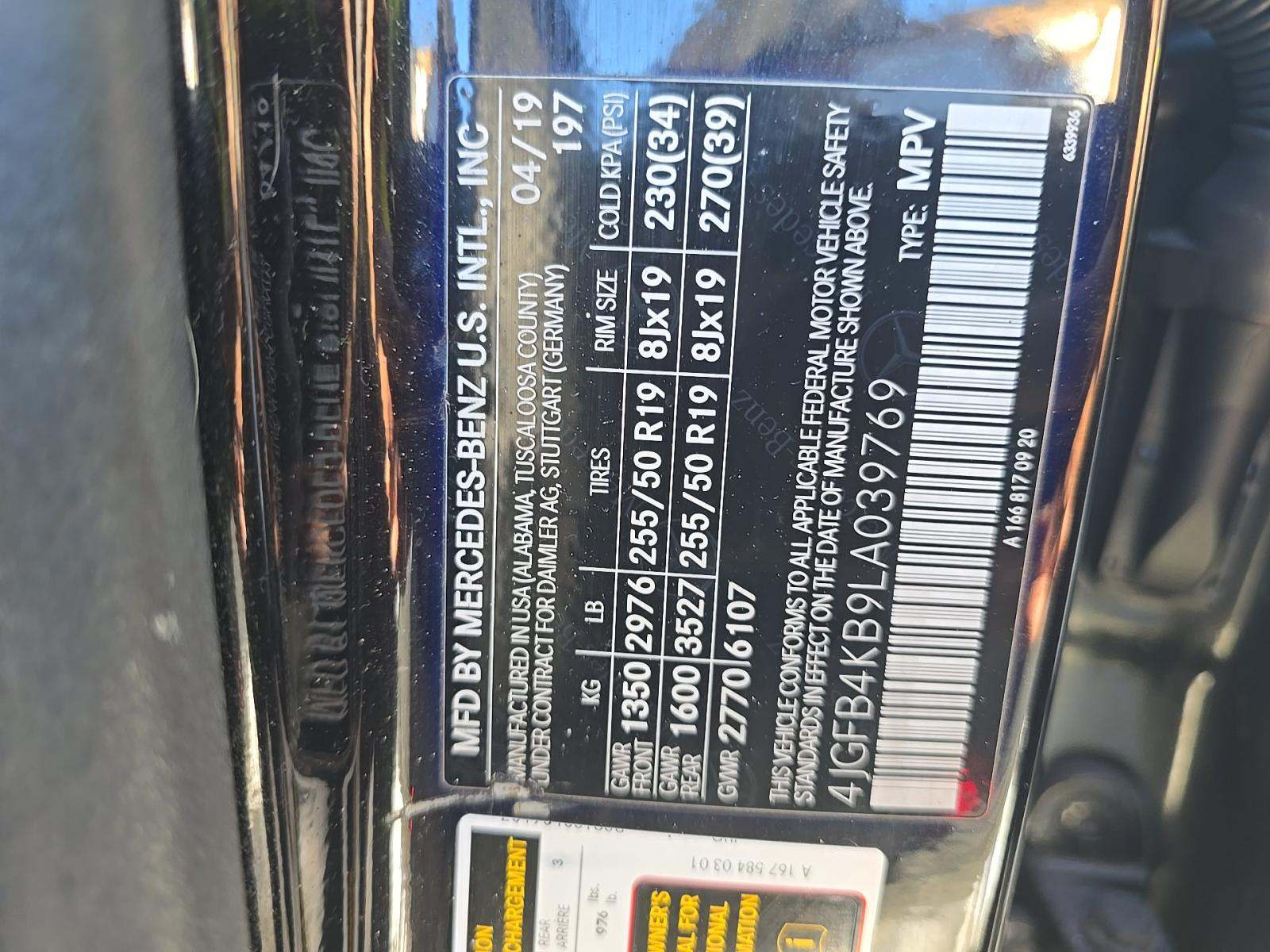 2020 Mercedes-Benz GLE GLE 350 AWD