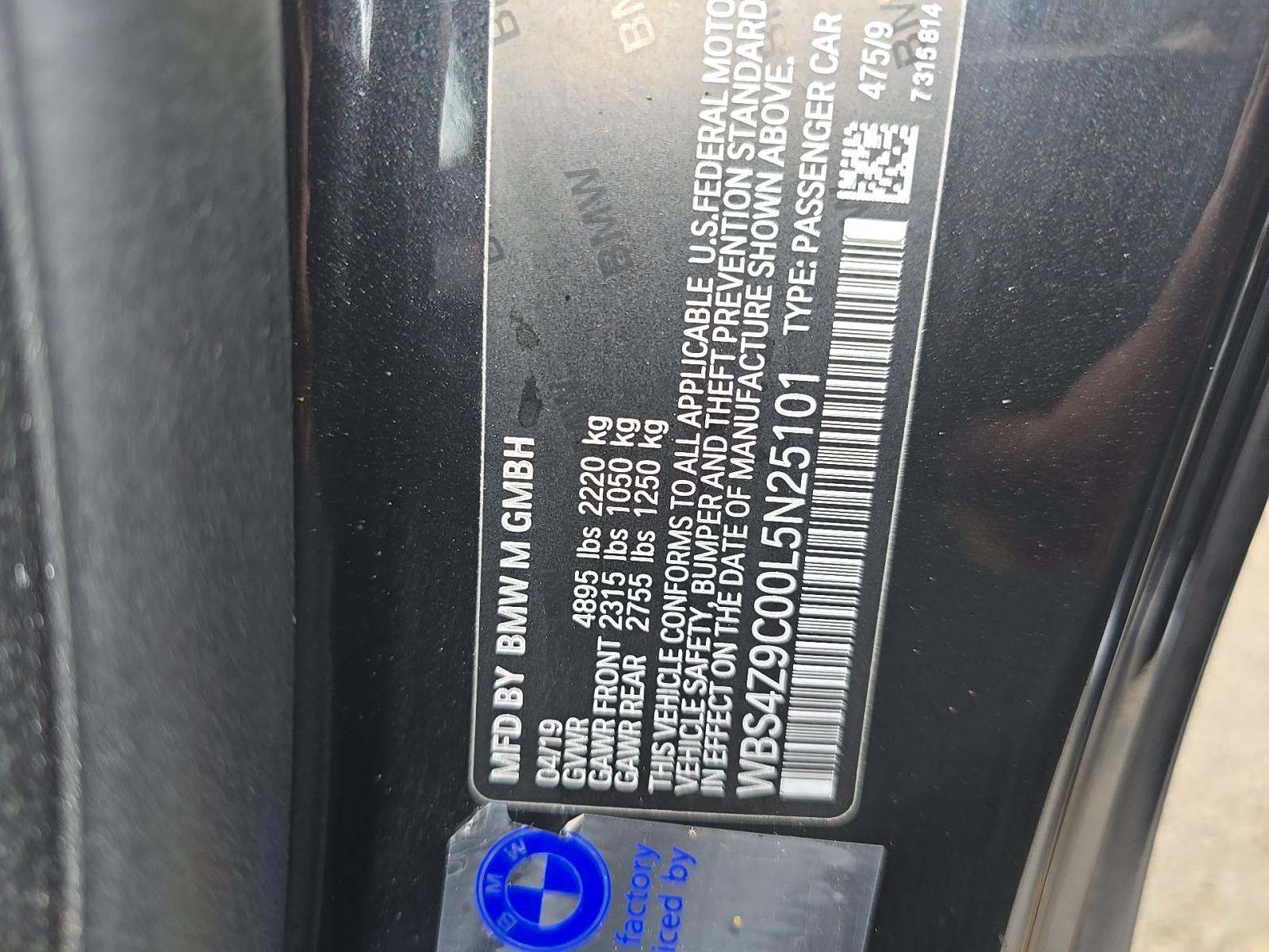 2020 BMW M4 Base RWD