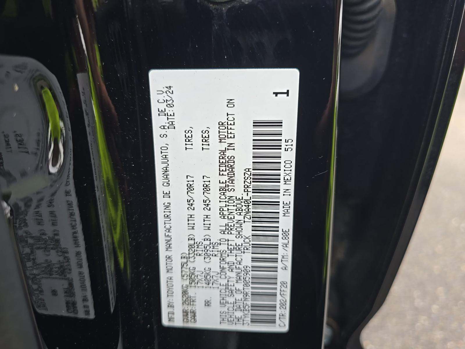 2024 Toyota Tacoma SR5 RWD