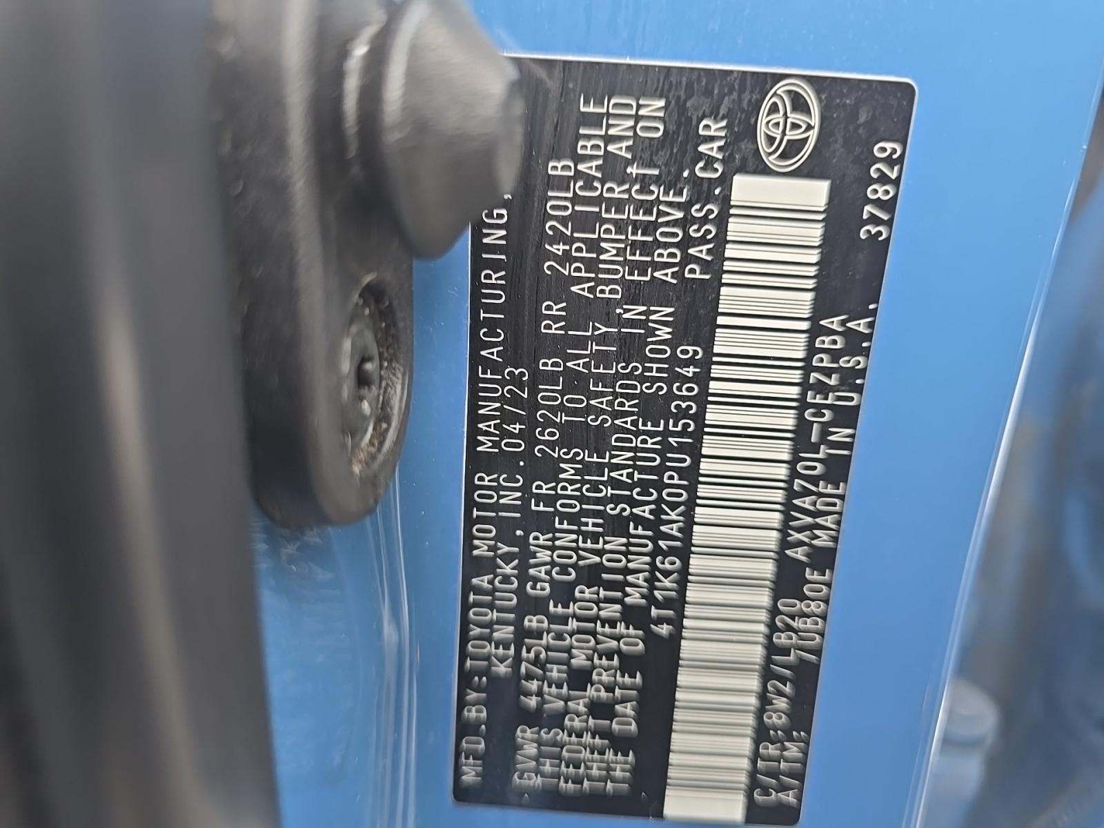 2023 Toyota Camry XSE FWD